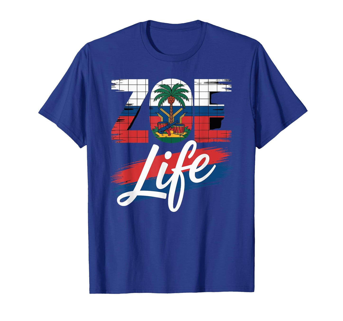 Haiti Souvenir Haitian Flag Pride Zoe Life T-Shirt