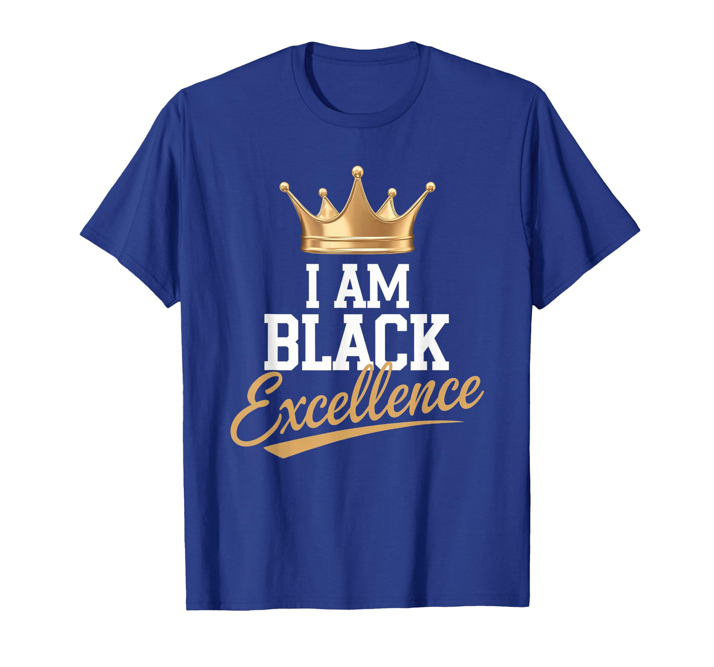 I AM BLACK EXCELLENCE Black History Afro Motivation T-Shirt