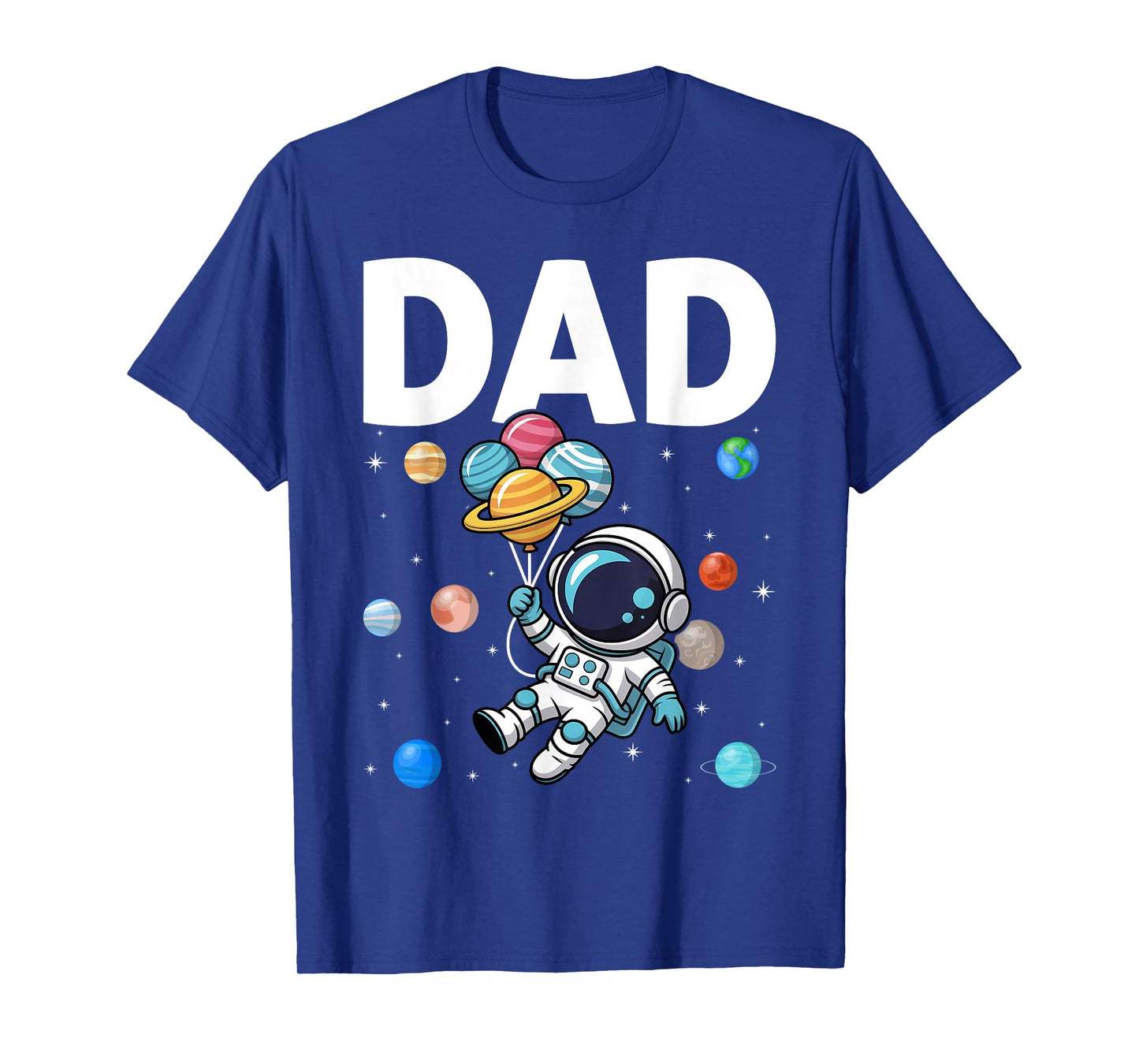 Dad of The Birthday Boy Space Astronaut 1st Birthday Family T-Shirt