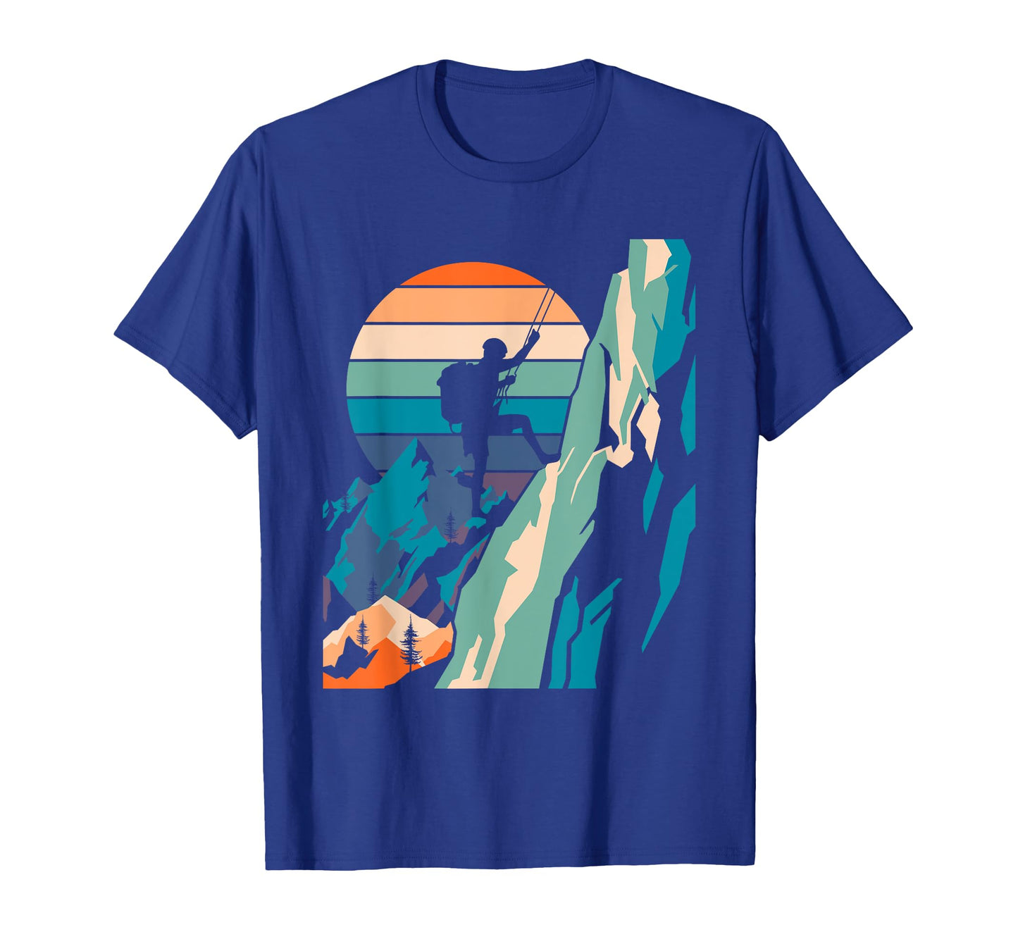 Mountain Climber Funny Rock Climbing Bouldering Men Women T-Shirt