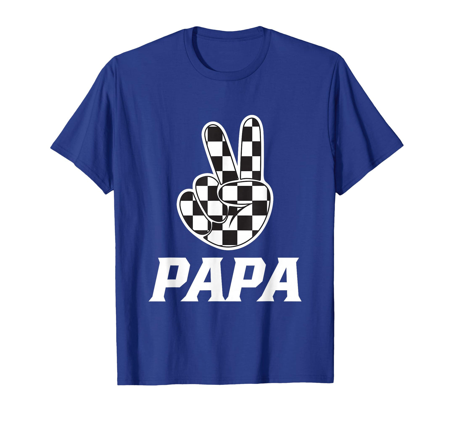 Papa Birthday Party Car Race Family Matching Pit Car Racing T-Shirt