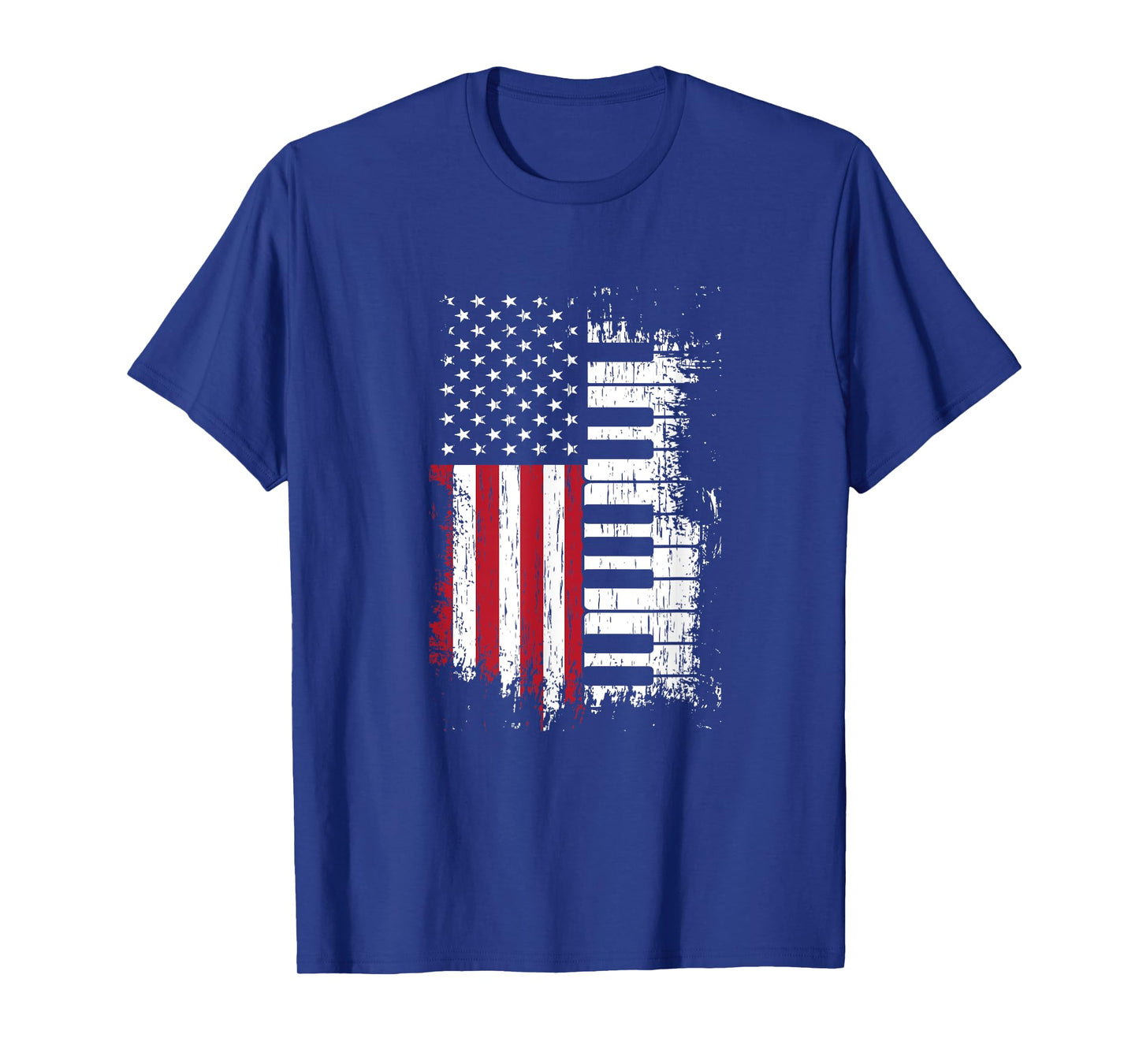 American Flag Piano Keys Player Pianist Keys Music Gift T-Shirt for Women Men