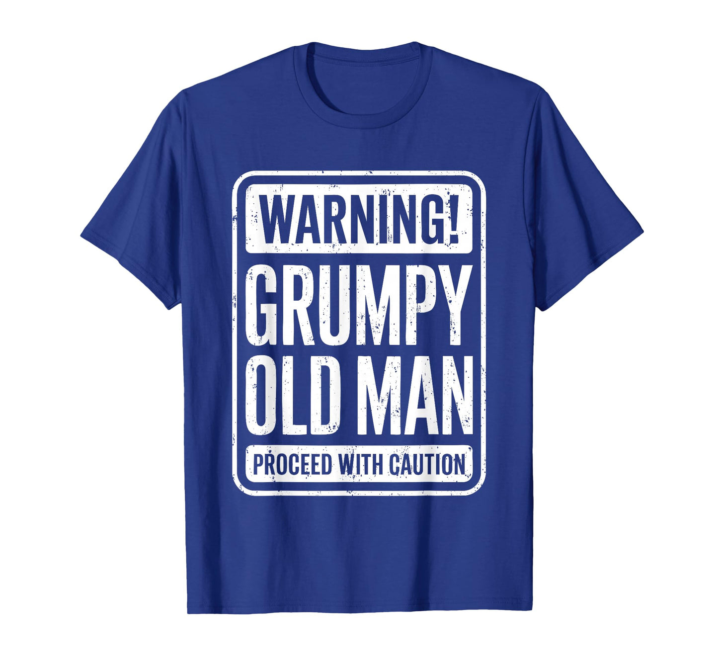 Warning Grumpy Old Man Shirt Men Grandpa Fathers Day T-Shirt