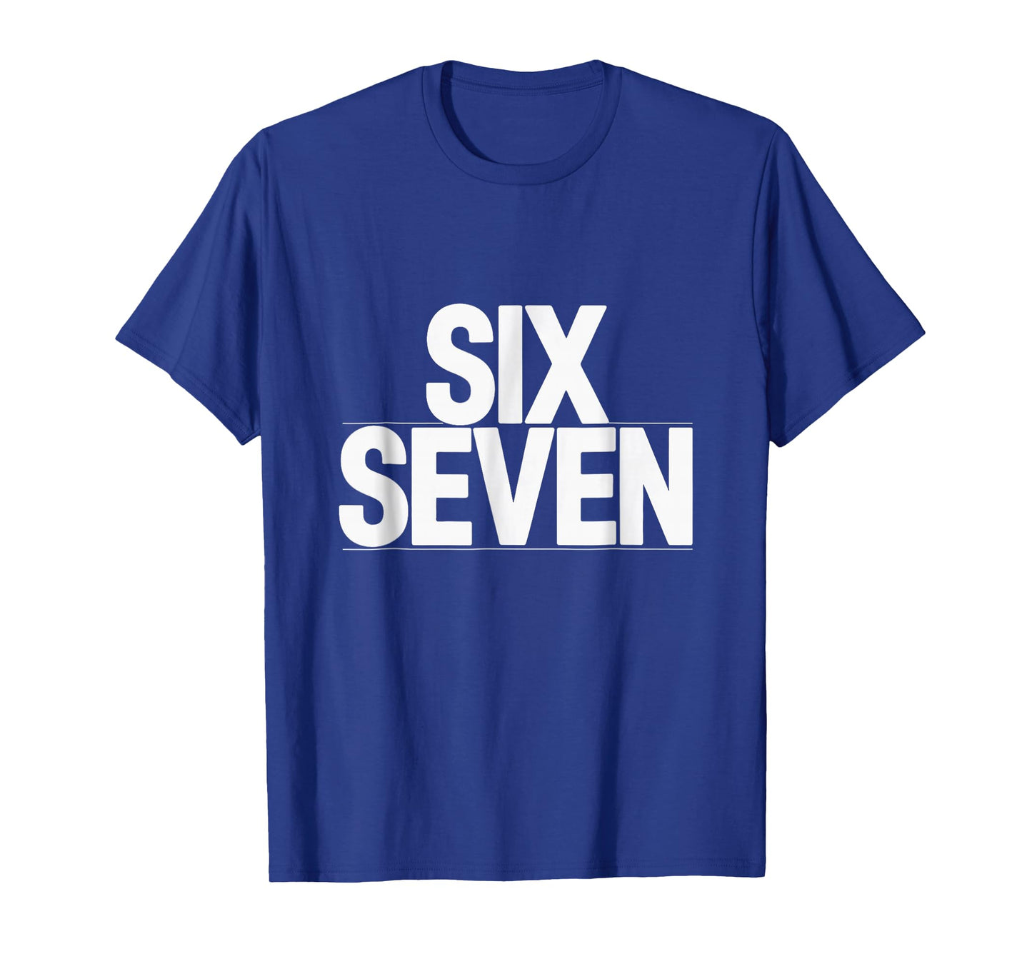 Fun Six Seven 6 7 Meme Design T-Shirt