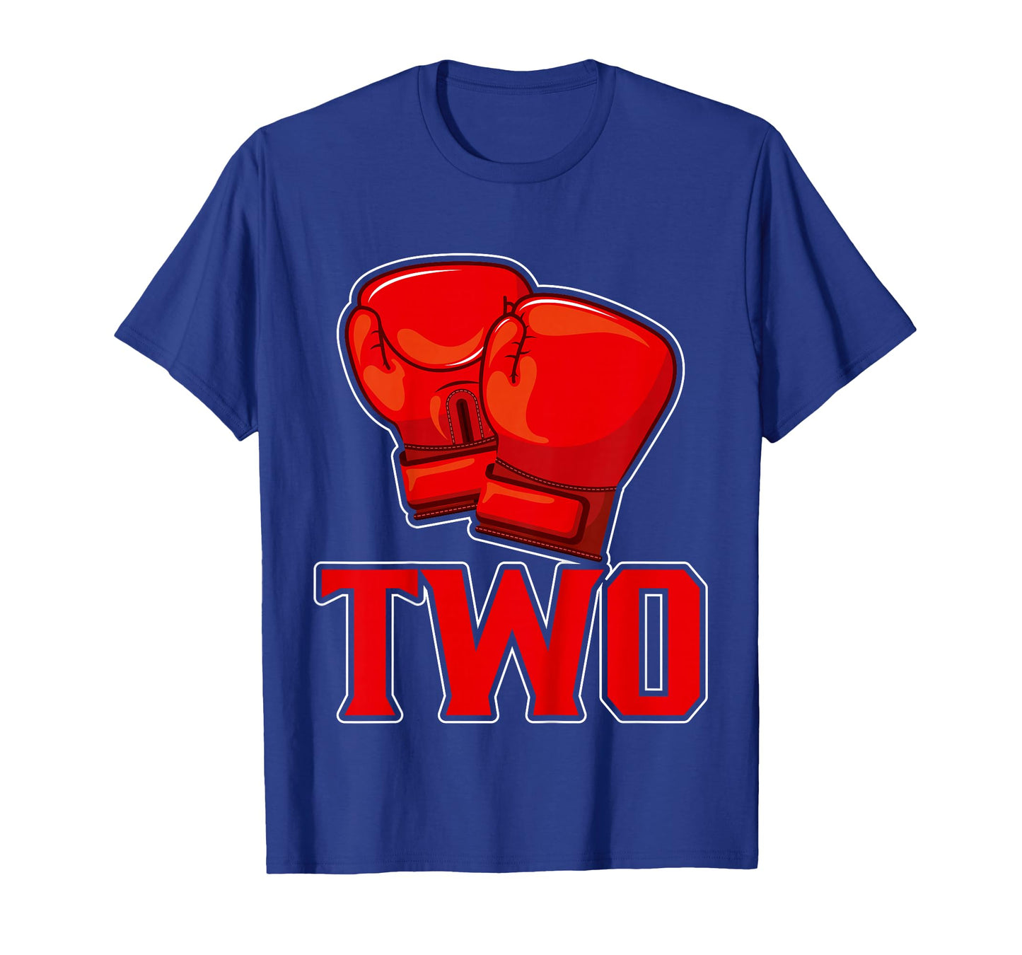 Kids Boxing 2nd Birthday Two Years Old Birthday Party Kids T-Shirt