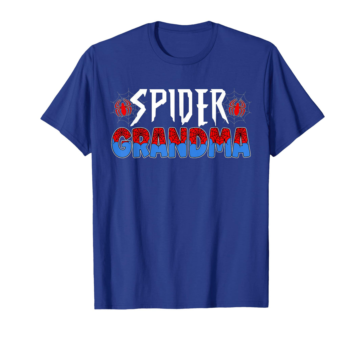 Funny Spider Web Grandma Family Matching Birthday Boy T-Shirt