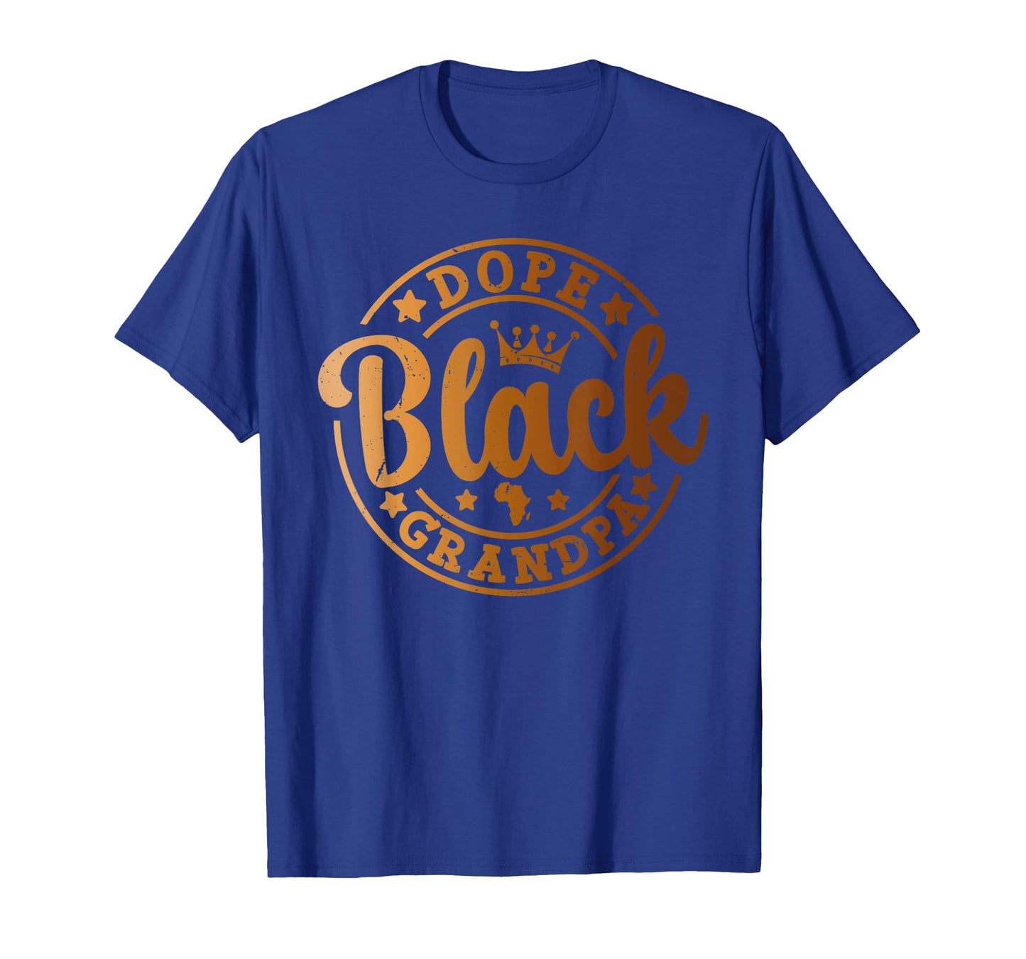Dope Black Grandpa Melanin African American Black History T-Shirt