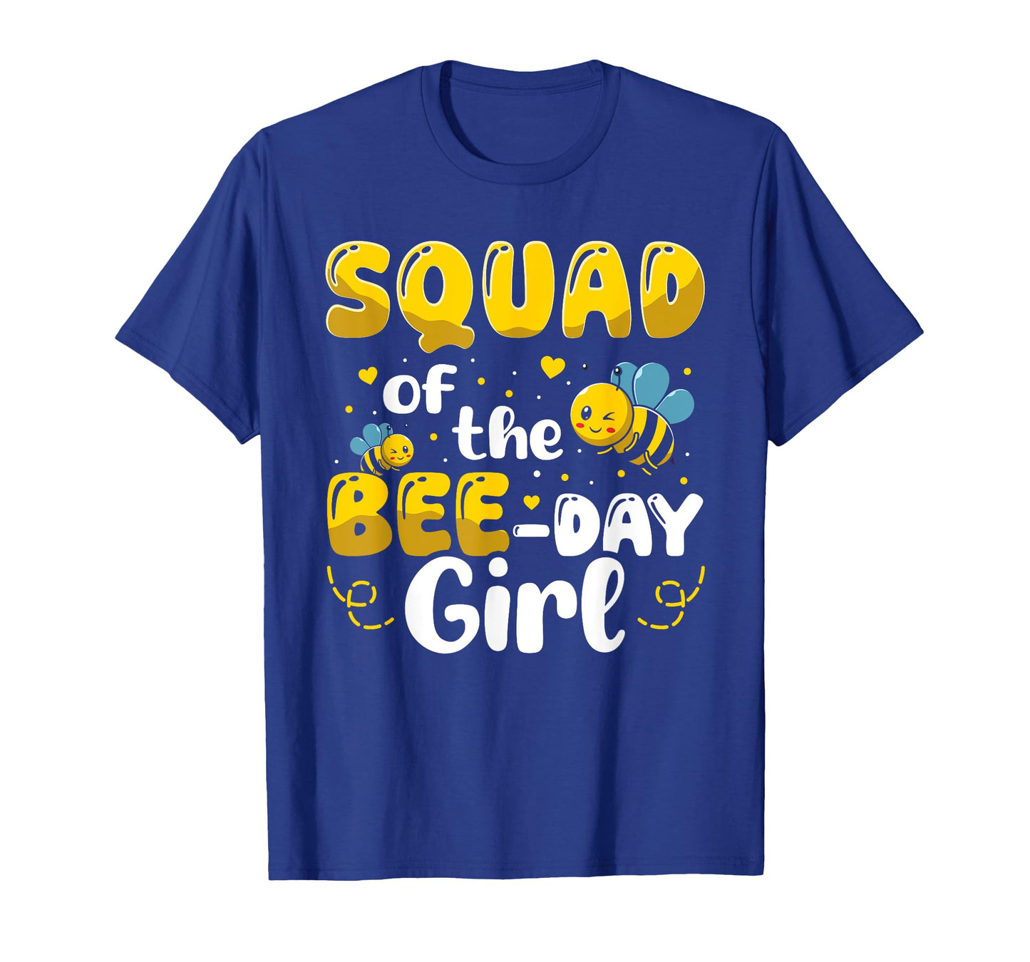 Squad of The Bee Day Girl Birthday Party Bee Lover T-Shirt