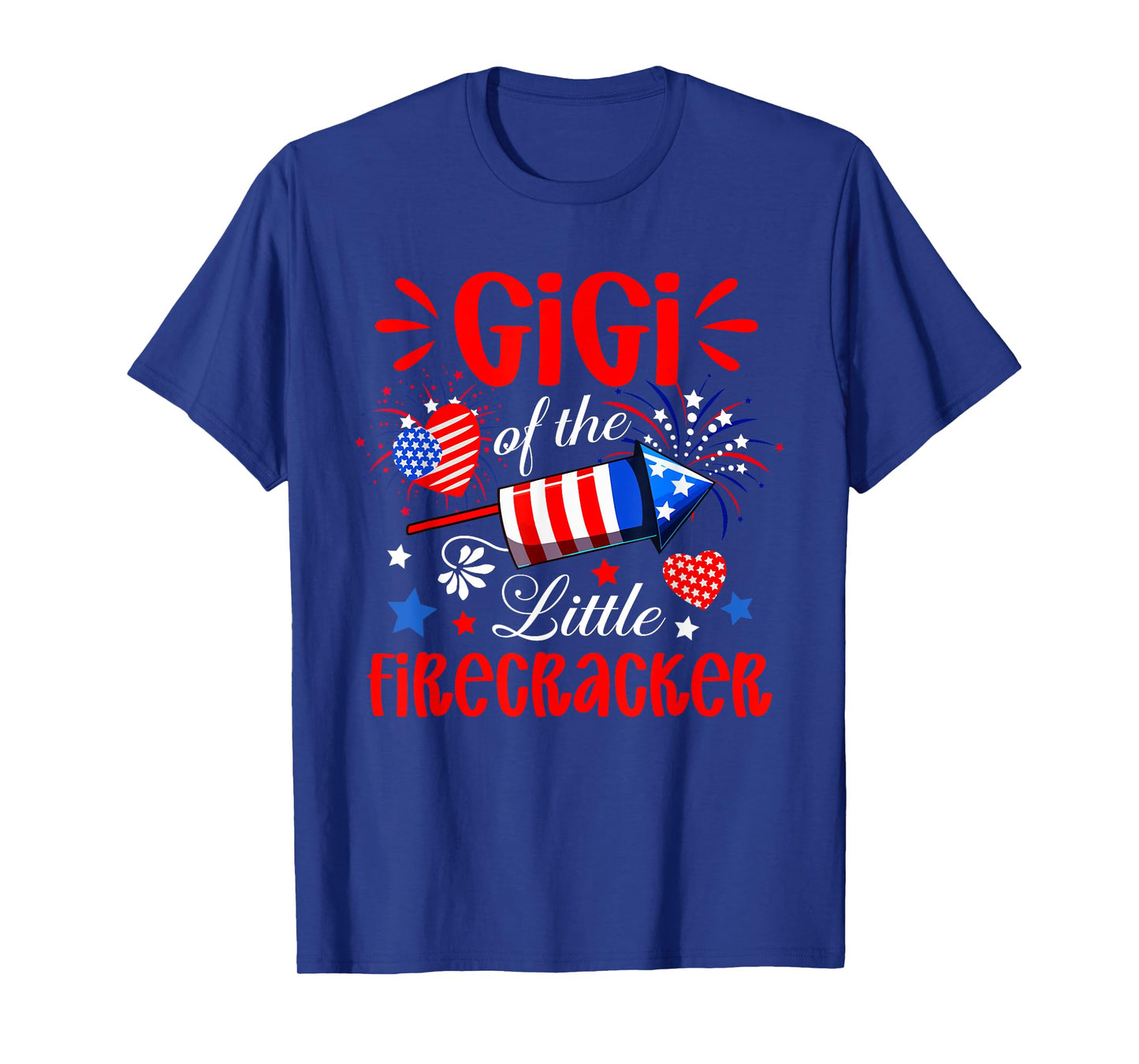Gigi Of The Little Firecracker 4th Of July Expecting Baby T-Shirt