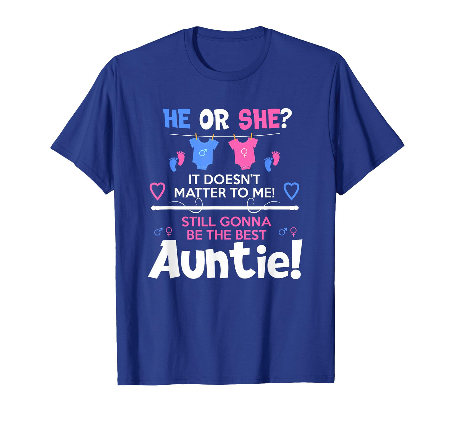 Soon To Be Auntie / Aunt Gender Reveal Boy or Girl T-Shirt