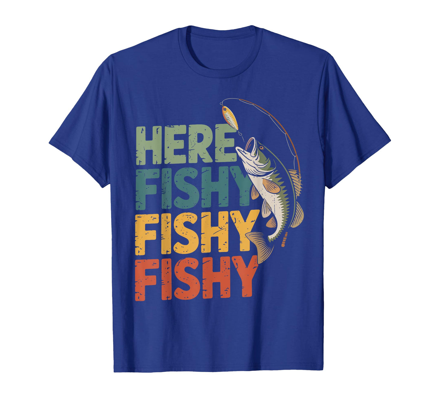 Men Here-Fishy Bass Fish Youth Boy Funny Fisherman Toddler T-Shirt