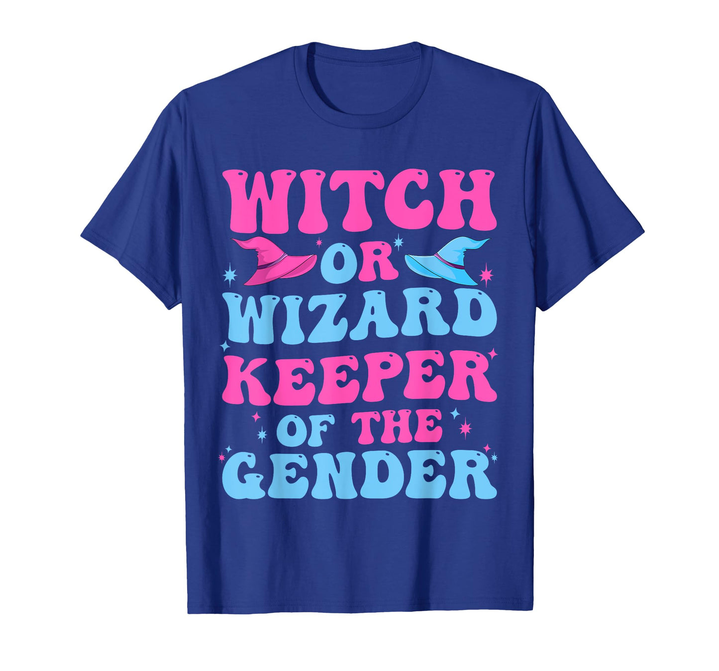 Witch or Wizard Funny Keeper of Gender Gender Reveal Party T-Shirt