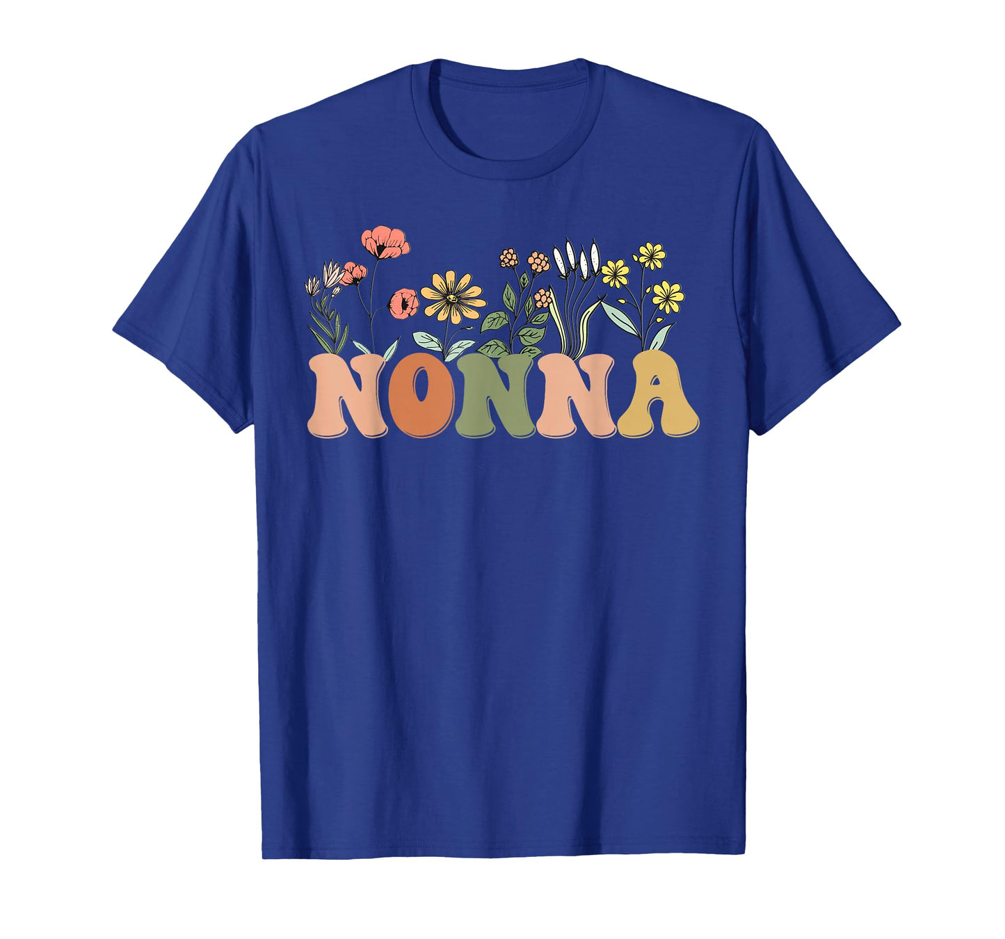 Wildflowers Nonna Floral Mother's Day Nonna T-Shirt