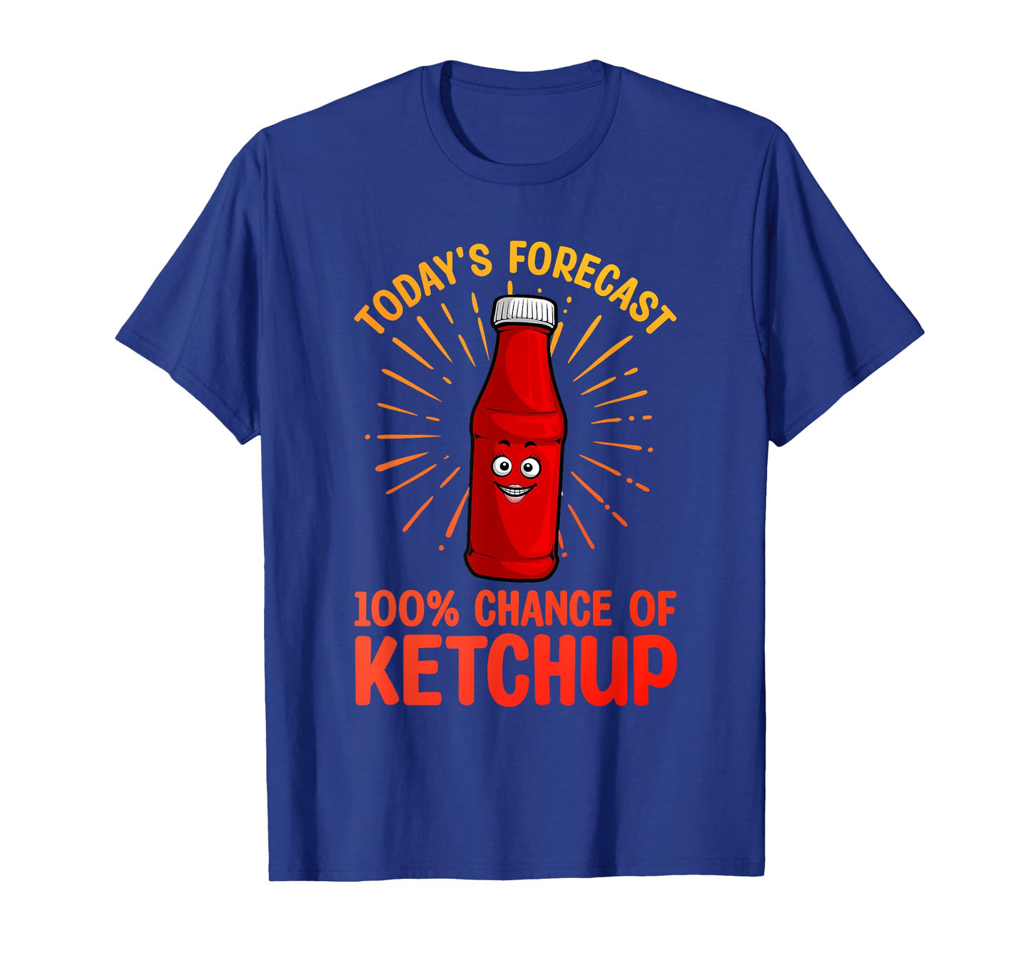 Funny Ketchup Art For Men Women Youth Tomato Ketchup Lover T-Shirt