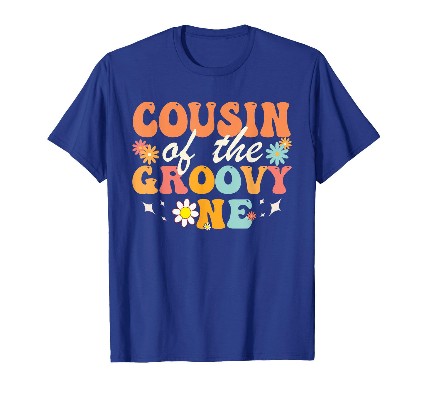 Cousin of Groovy One Matching Family First Birthday Party T-Shirt