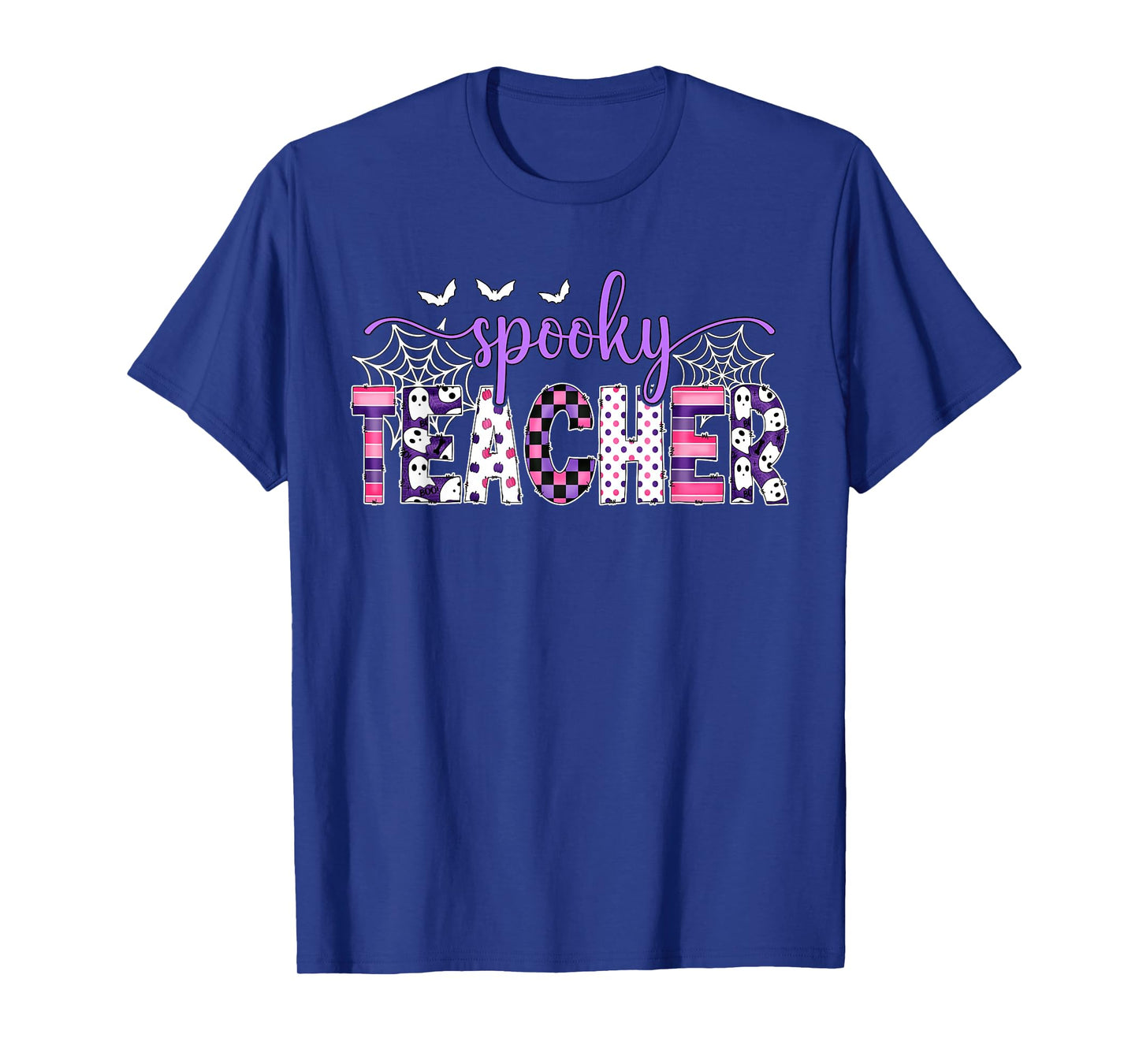 Spooky Teacher Halloween Costume Women Spooky Teacher T-Shirt