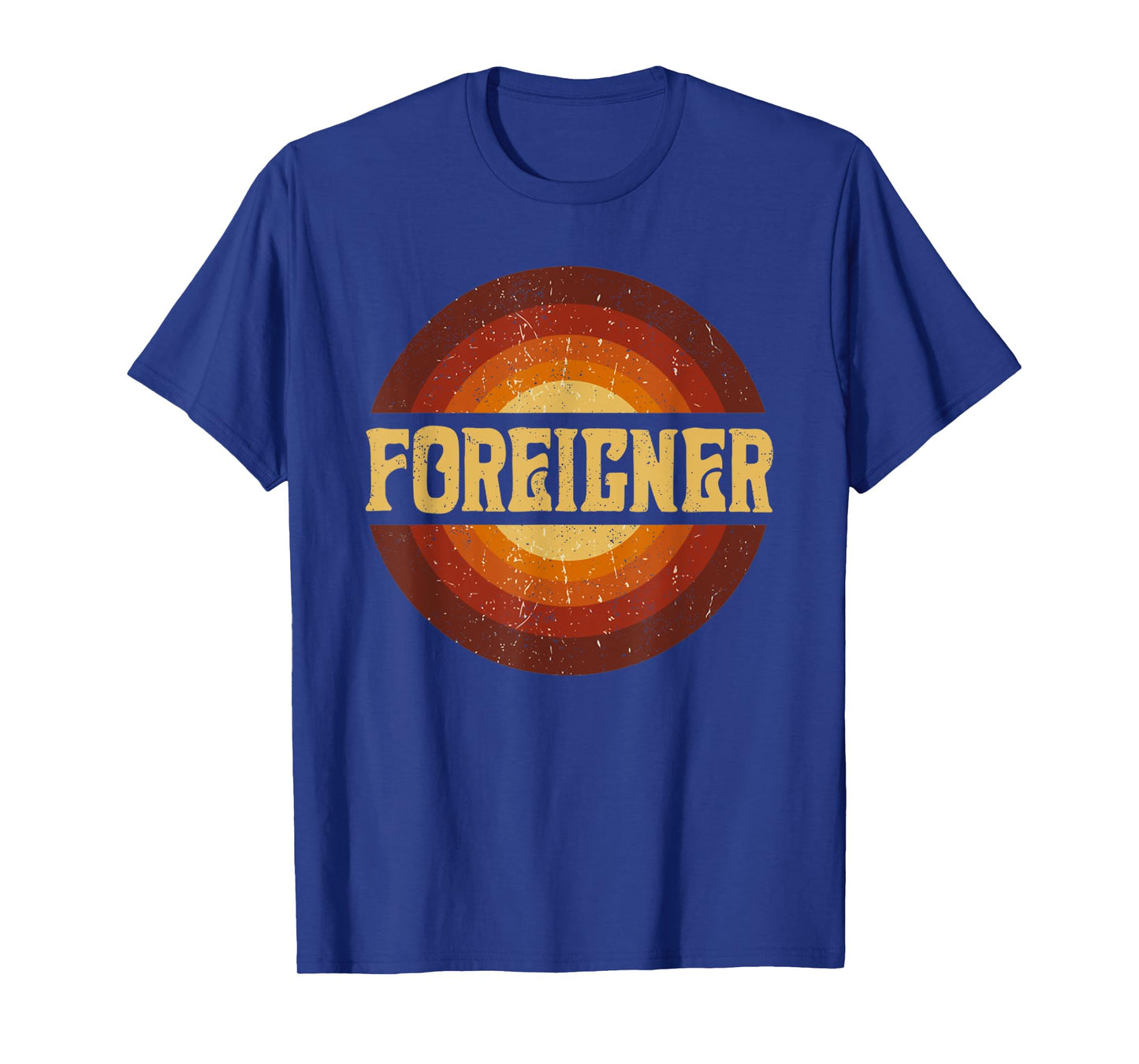 Proud To Foreigner Be Personalized Name Styles 80s Vintage T-Shirt