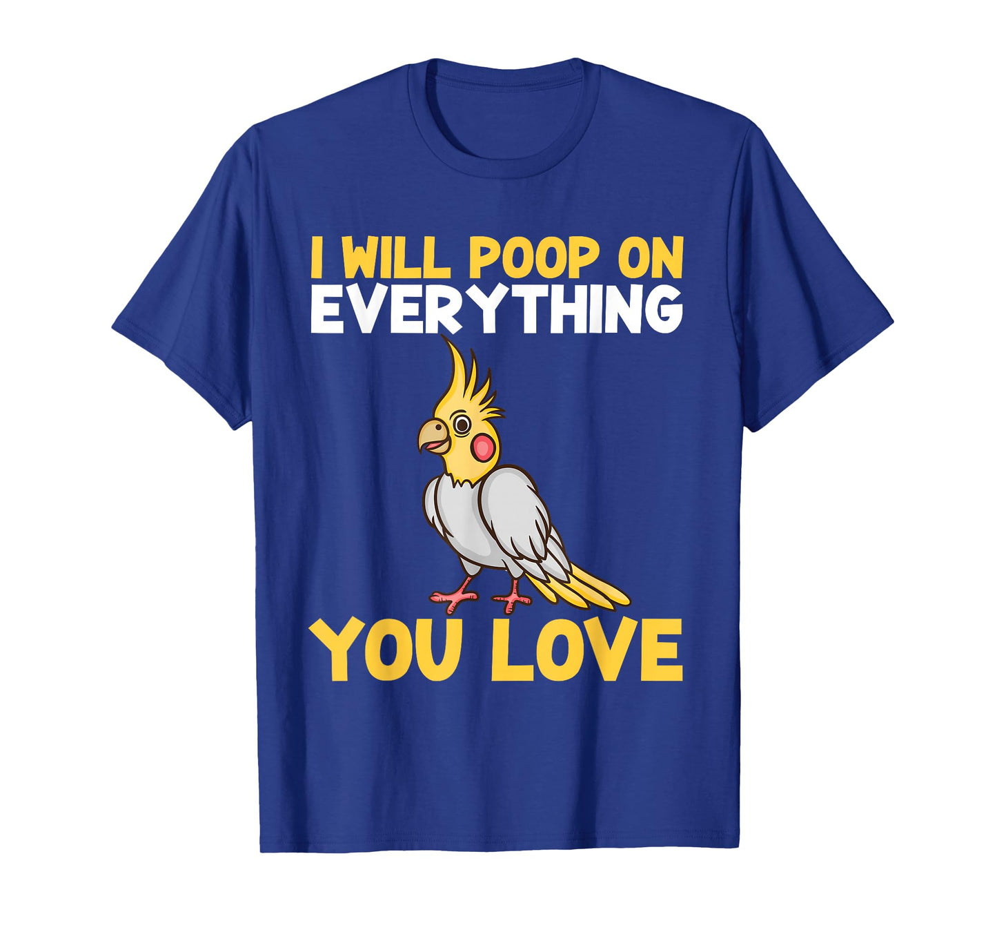 Cool Cockatiel Design for Men Women Cockatoo Cockatiel Lover T-Shirt