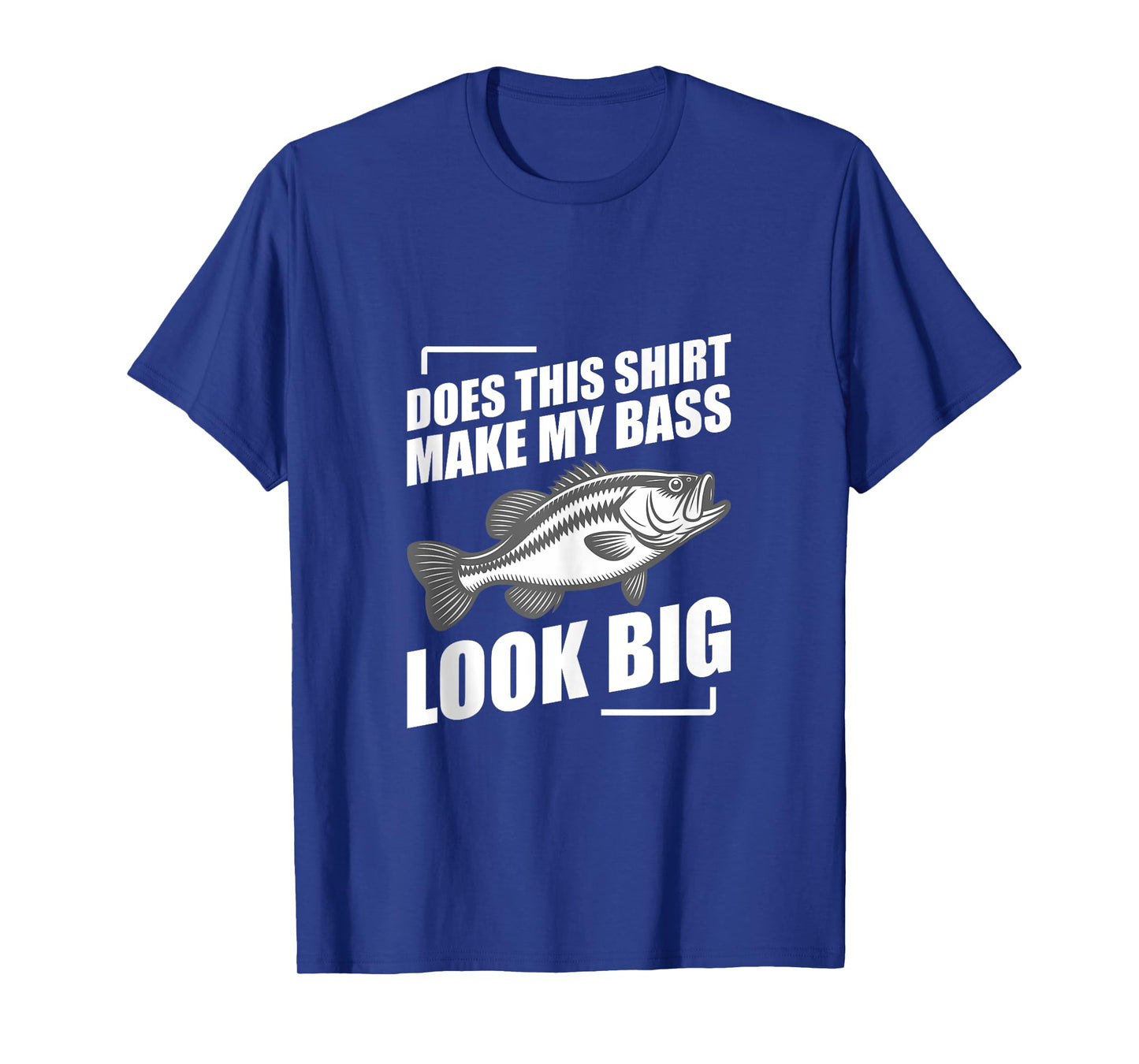 Does This Shirt Make My Bass Look Big Funny Fishing Tank Top