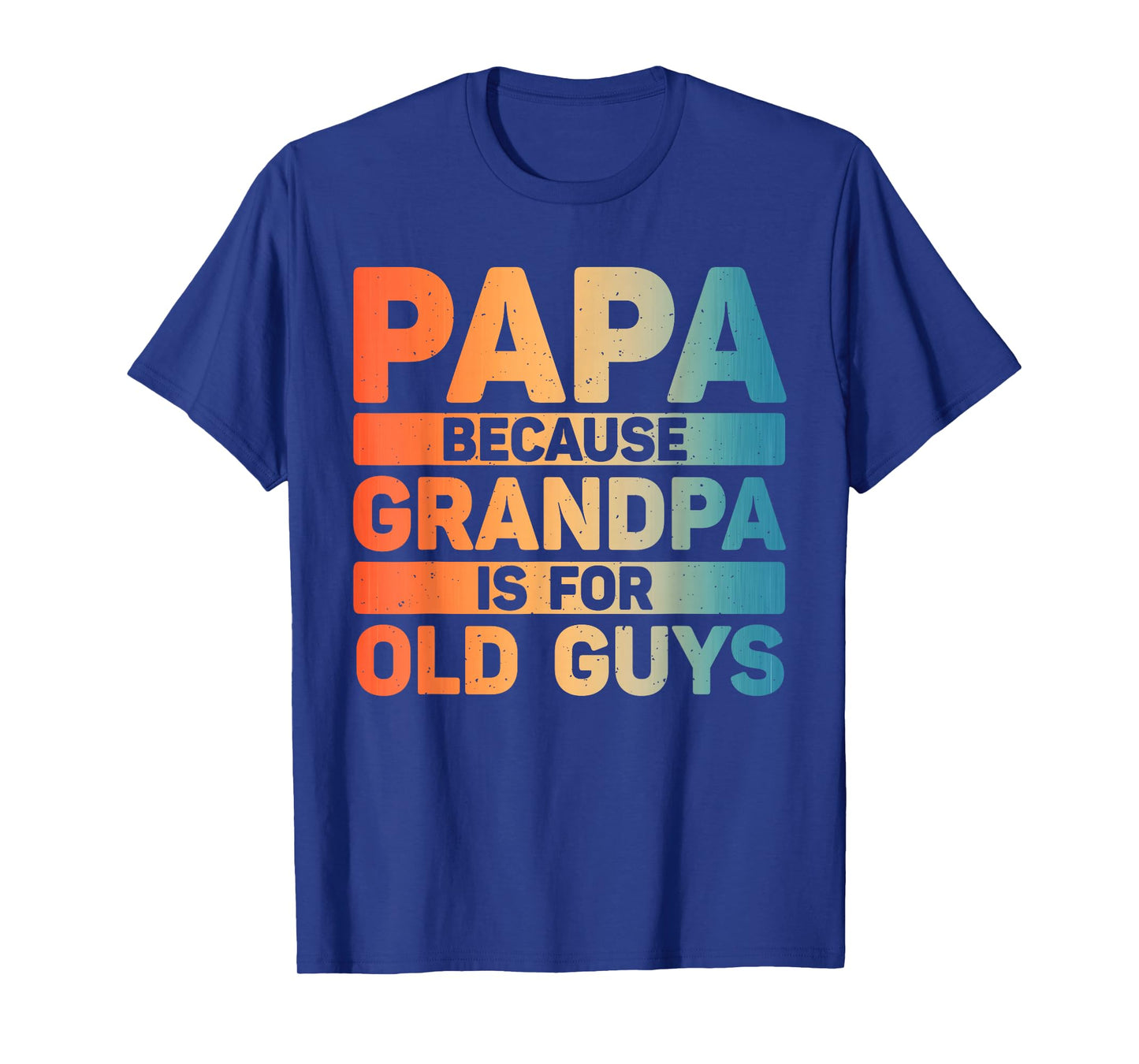 Papa Art for Grandpa Men from Grandkids Father's Day Papa T-Shirt
