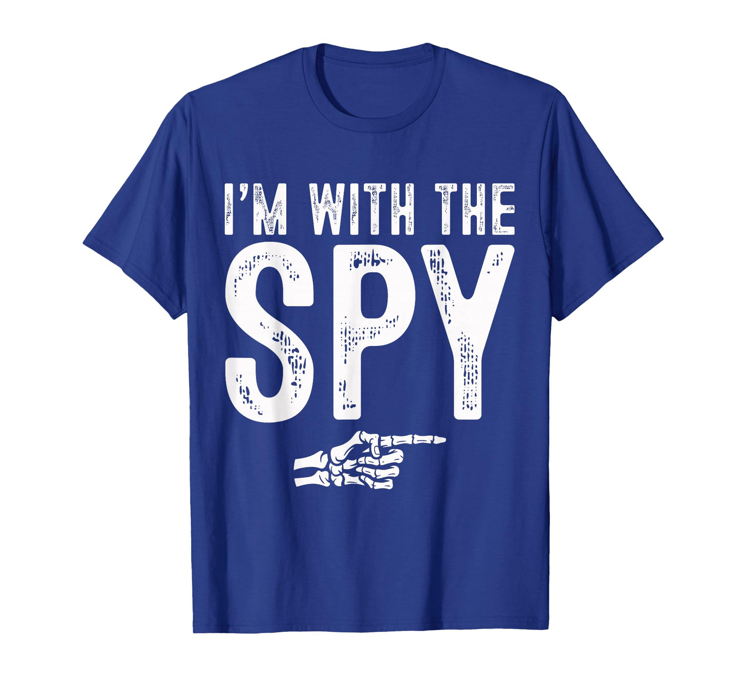 I'm with The Spy Easy Costume Halloween Couples Matching T-Shirt