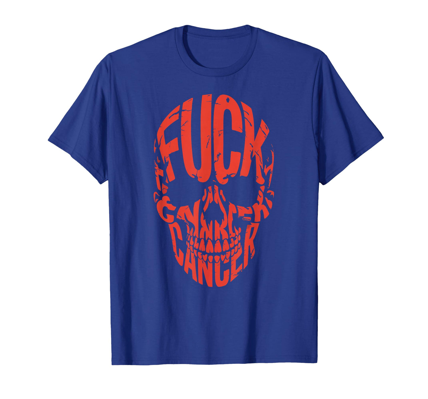 Fuck Cancer Skull Cancer Awareness Fight Cancer T-Shirt