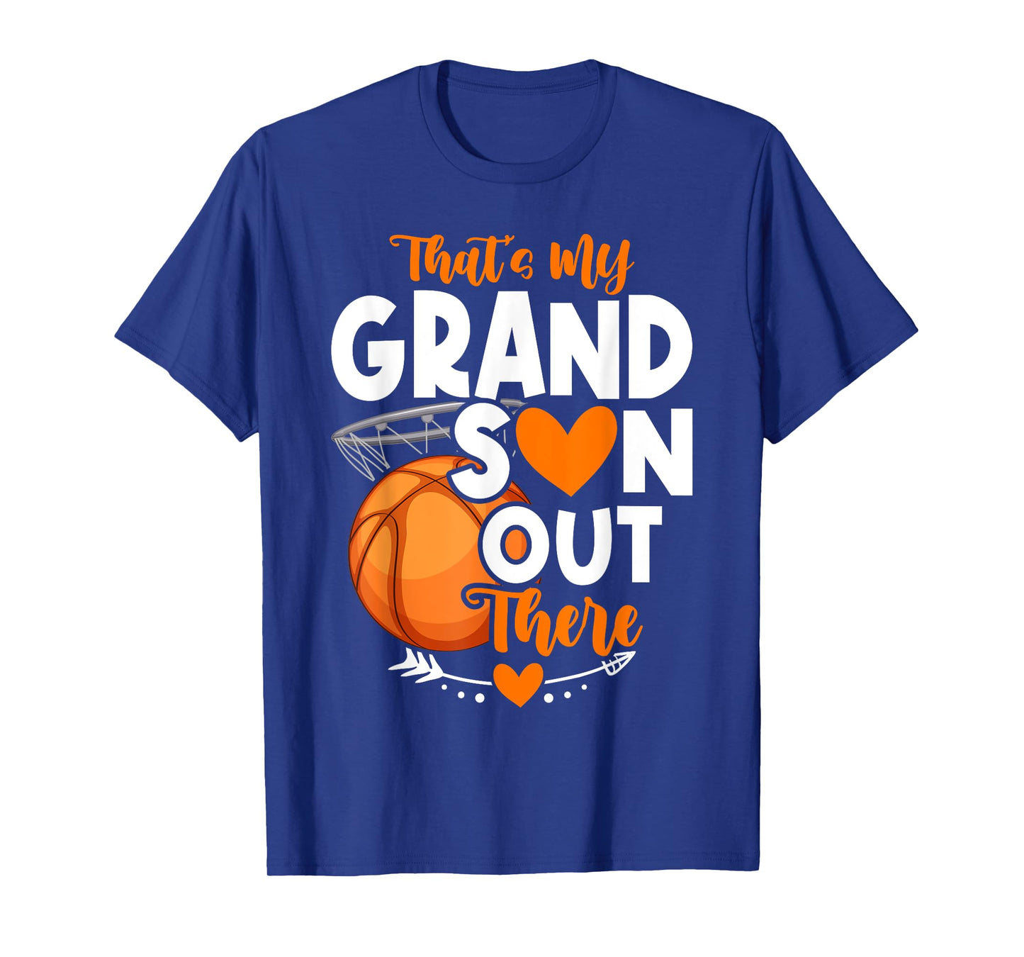 That's My Grandson Out There Basketball Grandma Grandpa T-Shirt