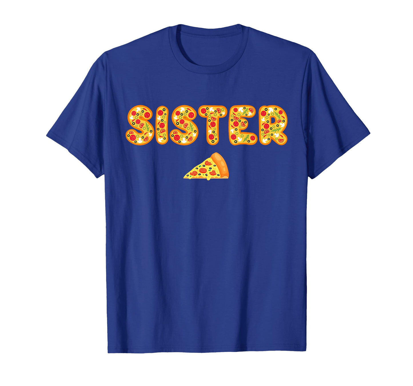 Sister Brother Matching Birthday Squad Crew Pizza Family T-Shirt