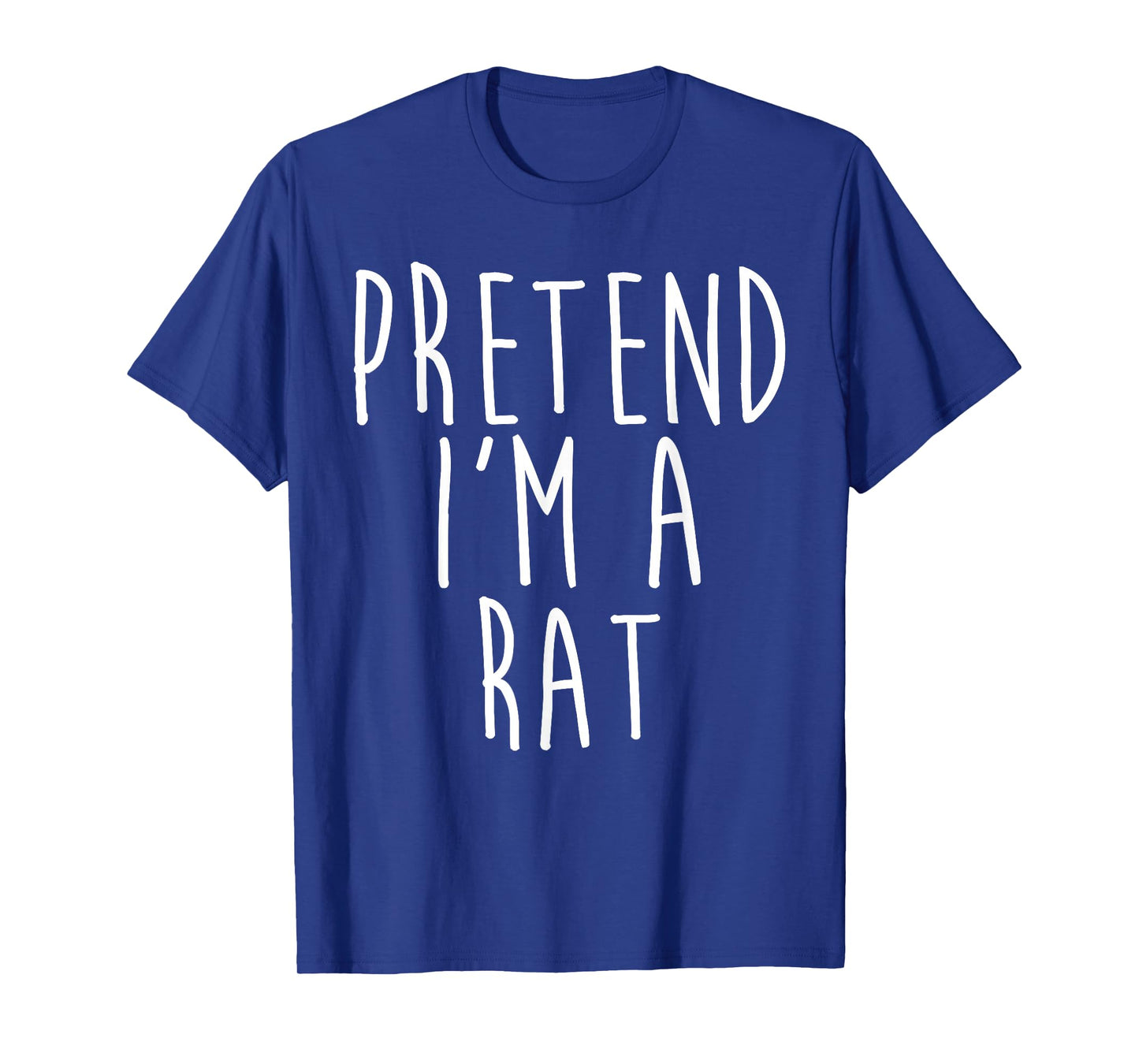 Pretend I'm A Rat Family Lazy Easy Costume Halloween Party T-Shirt
