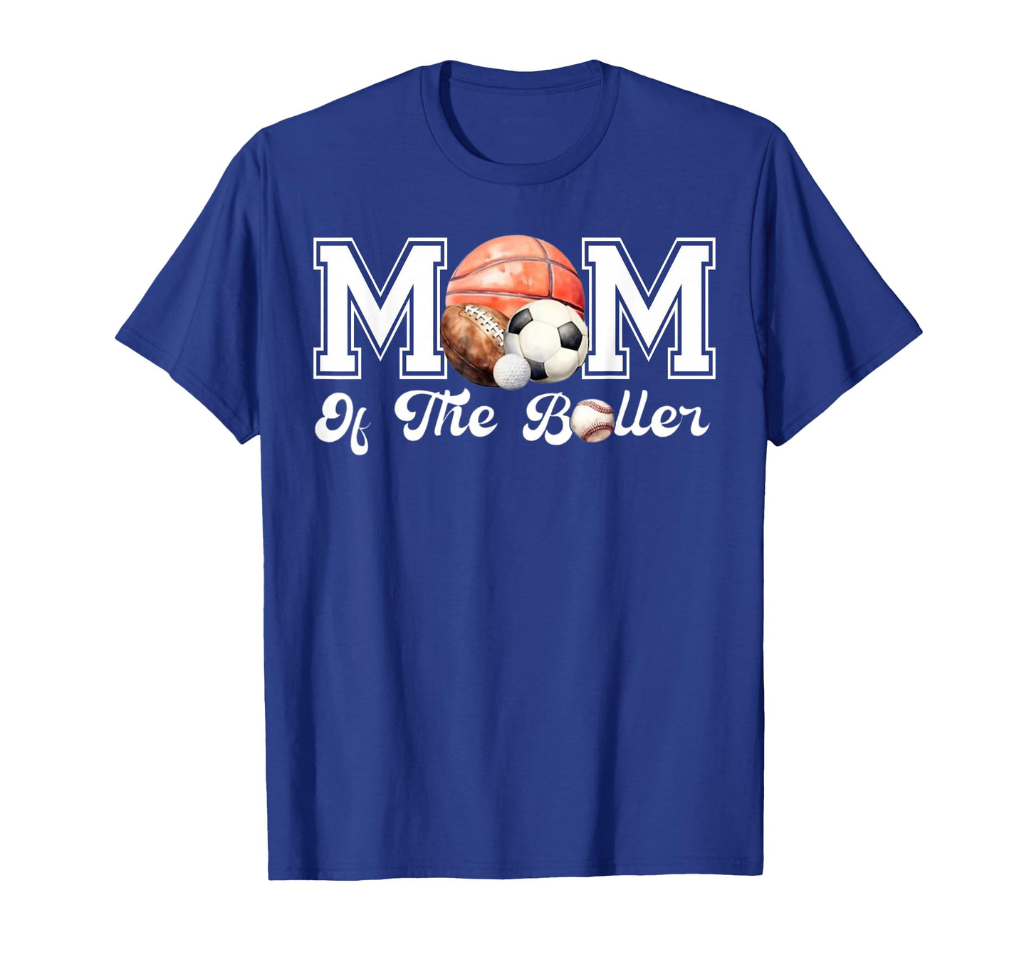 Mom of The Birthday Boller Born 2 Ball Matching Family Party T-Shirt