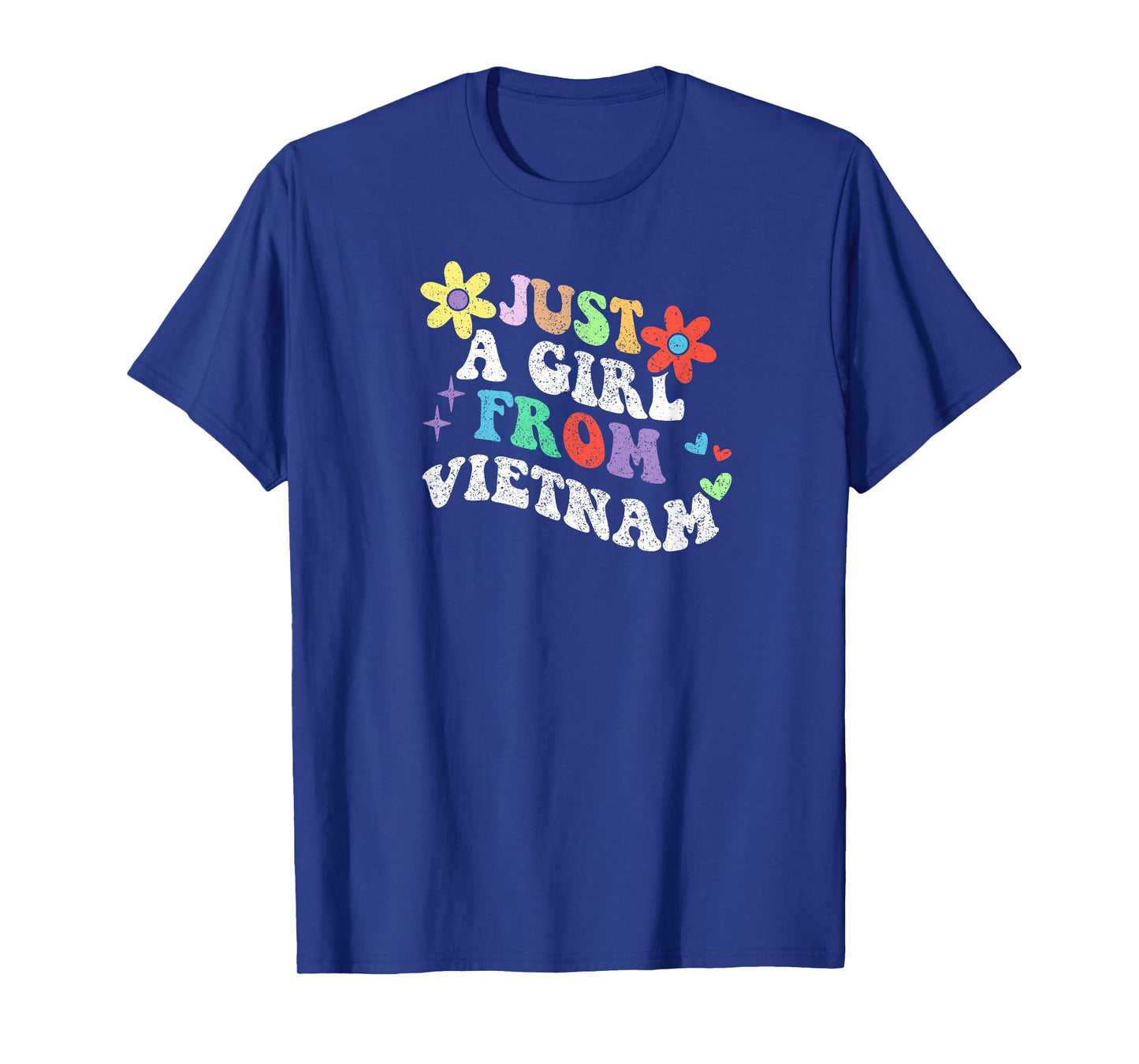 Retro Groovy Just A Girl From Vietnam Mother's Day 2023 T-Shirt
