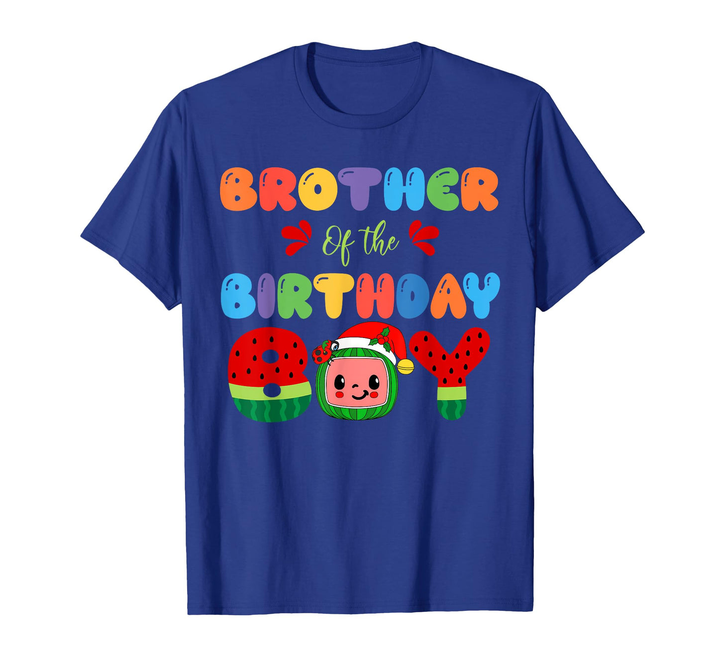 Brother of The Birthday Boy Melon Family Matching Funny T-Shirt