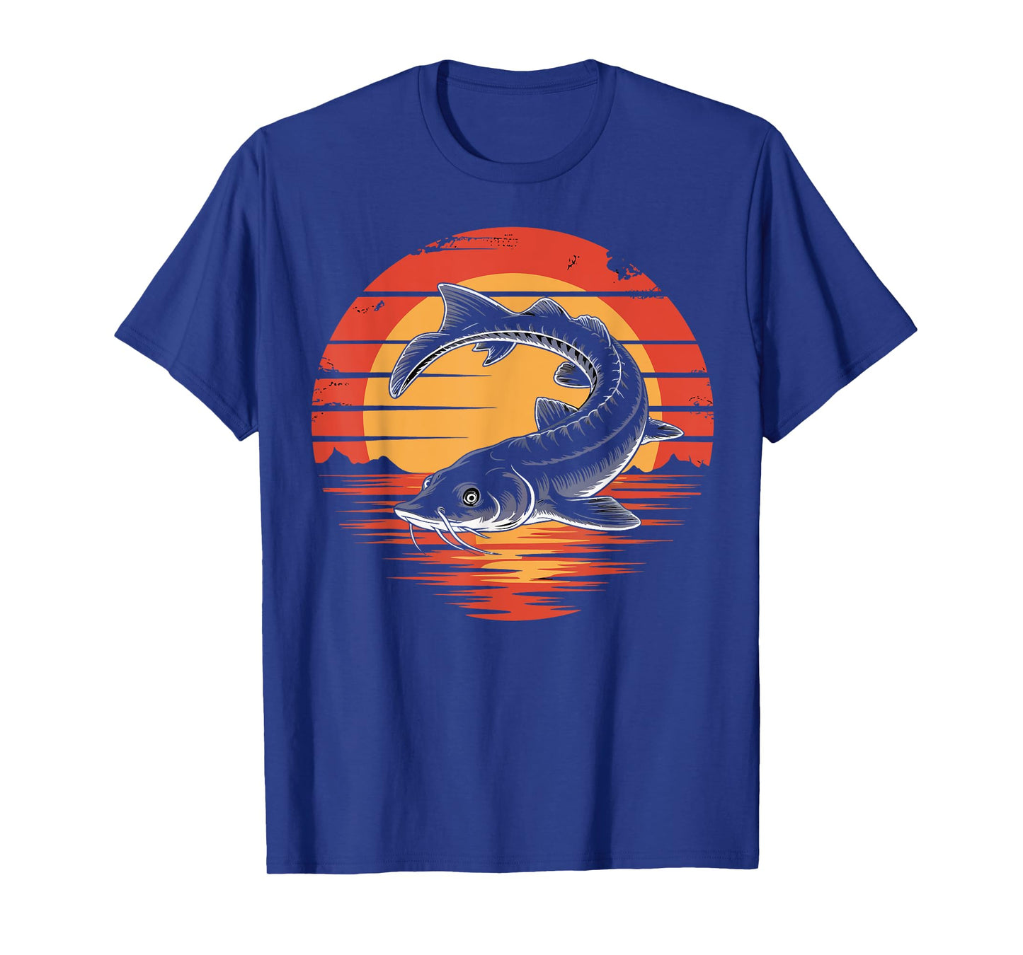 Vintage Sturgeon Fish Fishing Lover Retro Gifts Men Women T-Shirt
