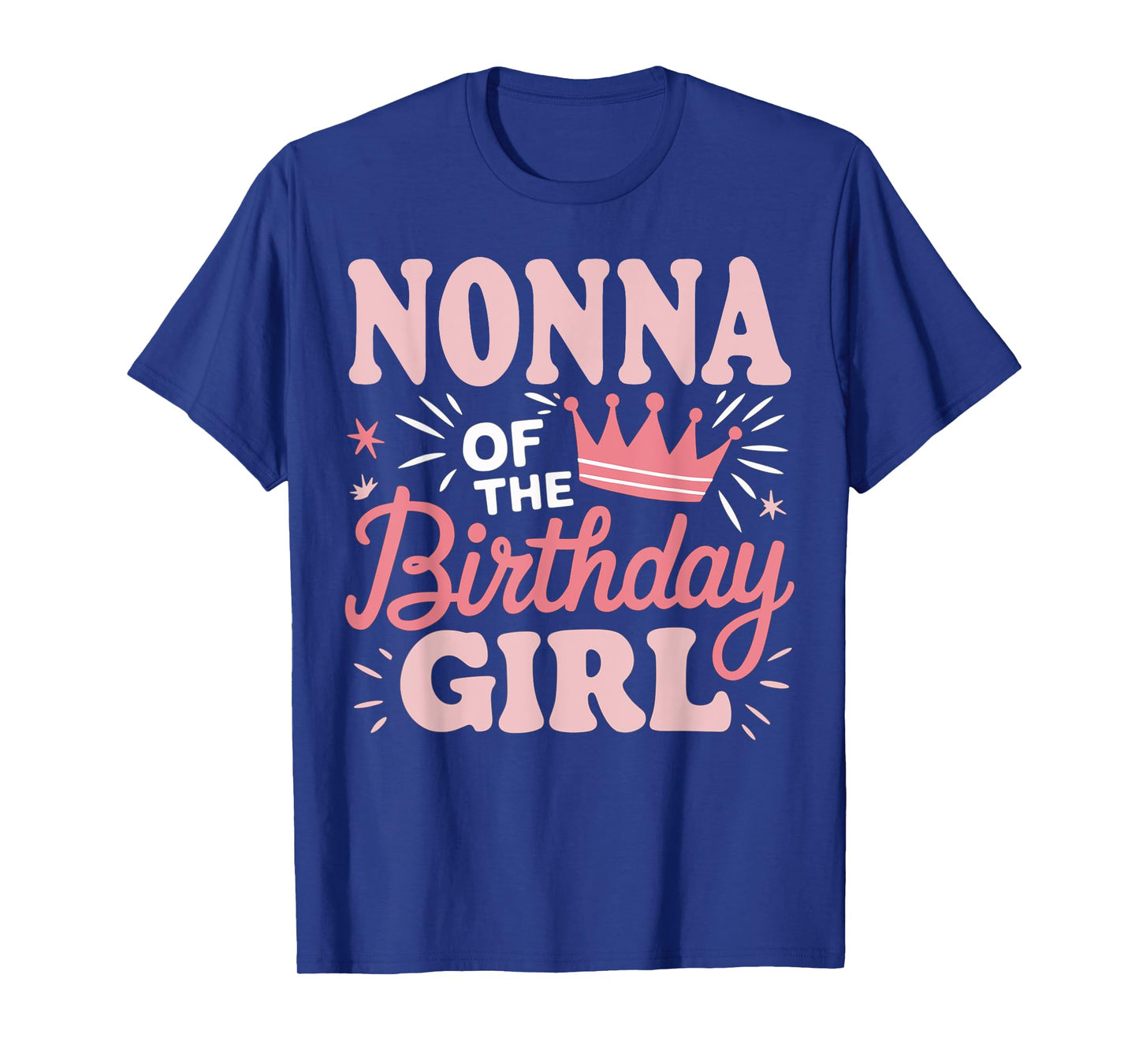 Nonna Of The Birthday Girl Cute Pink Grandma Party T-Shirt