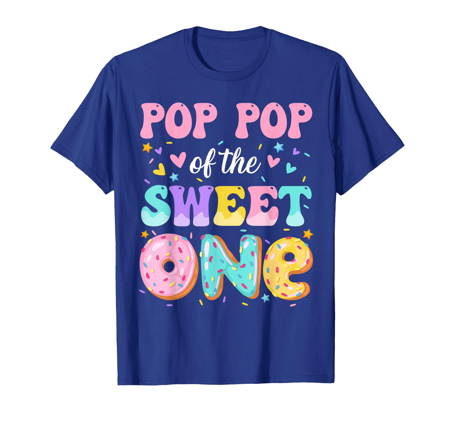 Pop Pop Of The Sweet One 1st Birthday Donut Bday Party T-Shirt