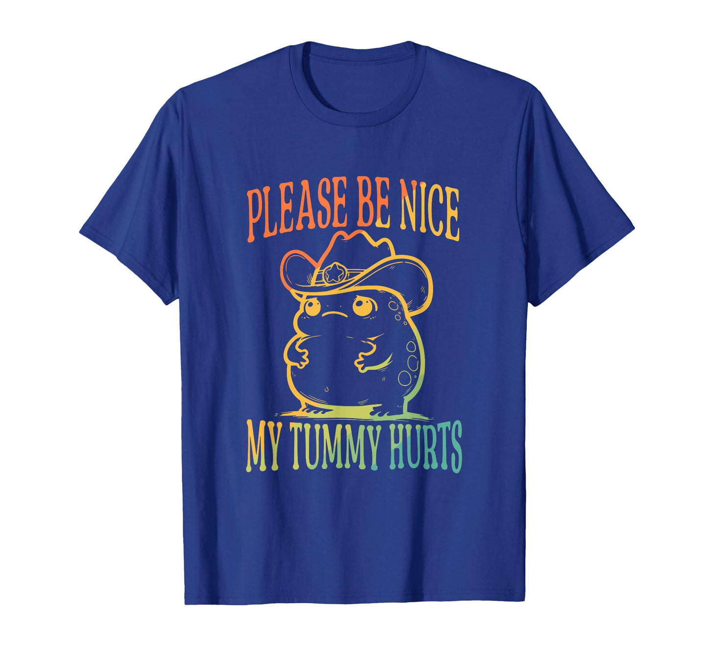 Please Be Nice My Tummy Hurts Vintage Design T-Shirt