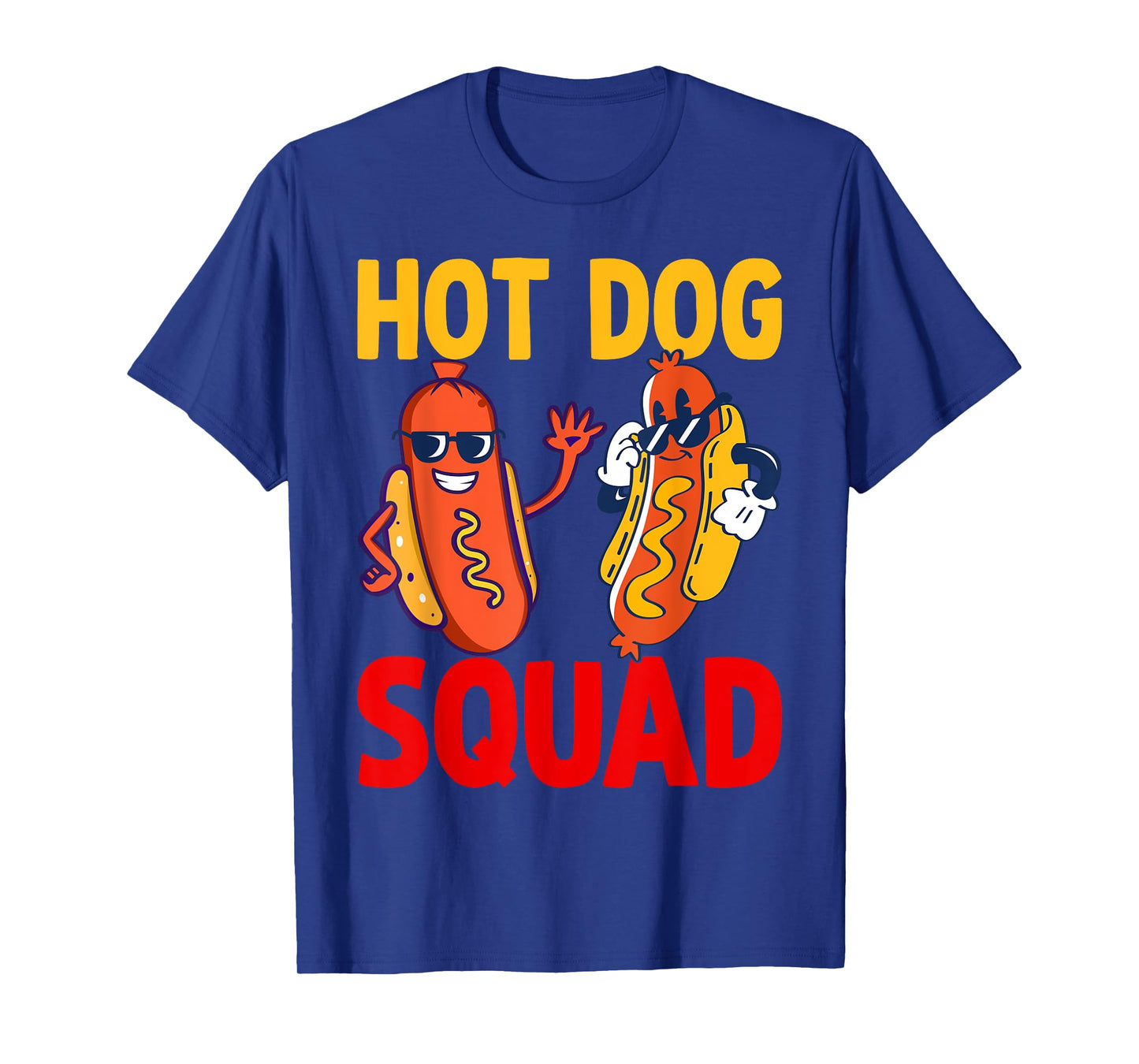 Funny Hot Dog Squad Hot Dog T-Shirt