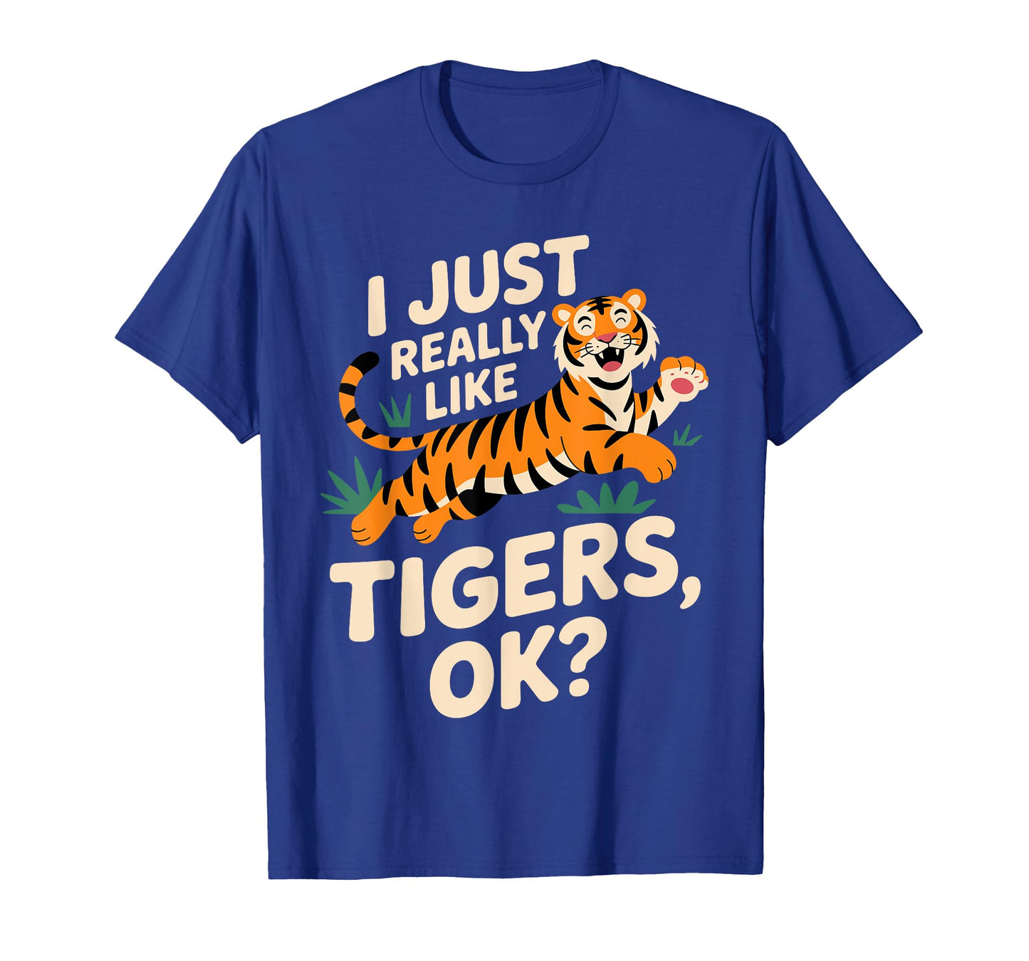 Funny Tiger Art for Men Women Boys Girls Animal Tiger Lover T-Shirt