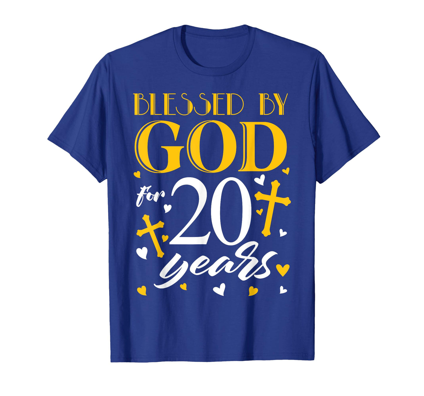 Blessed by God For 20 Years Old 20th Birthday Men Women T-Shirt