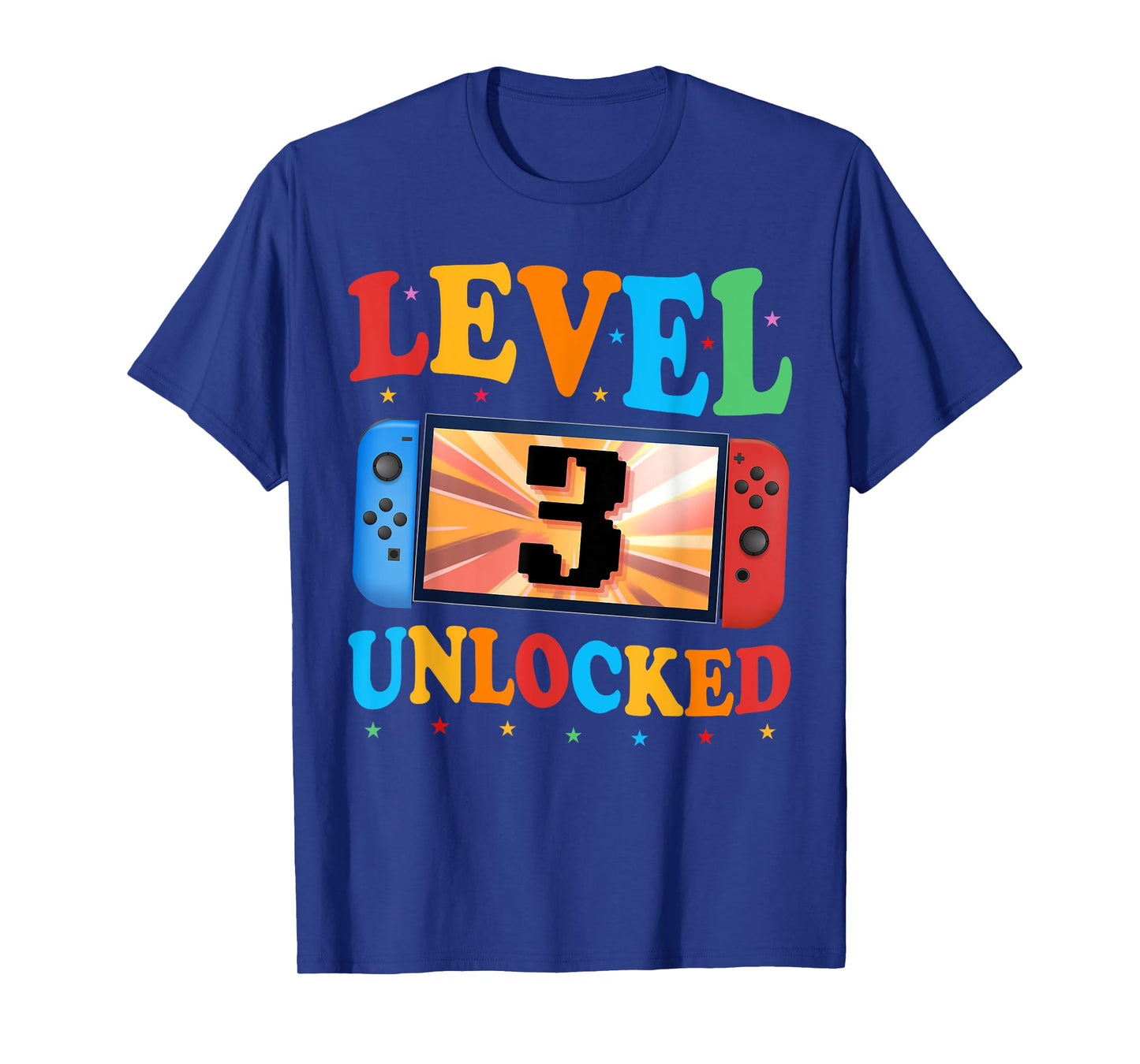 Awesome Level 3 Unlocked 3rd Birthday Boy Girl Video Gamer T-Shirt