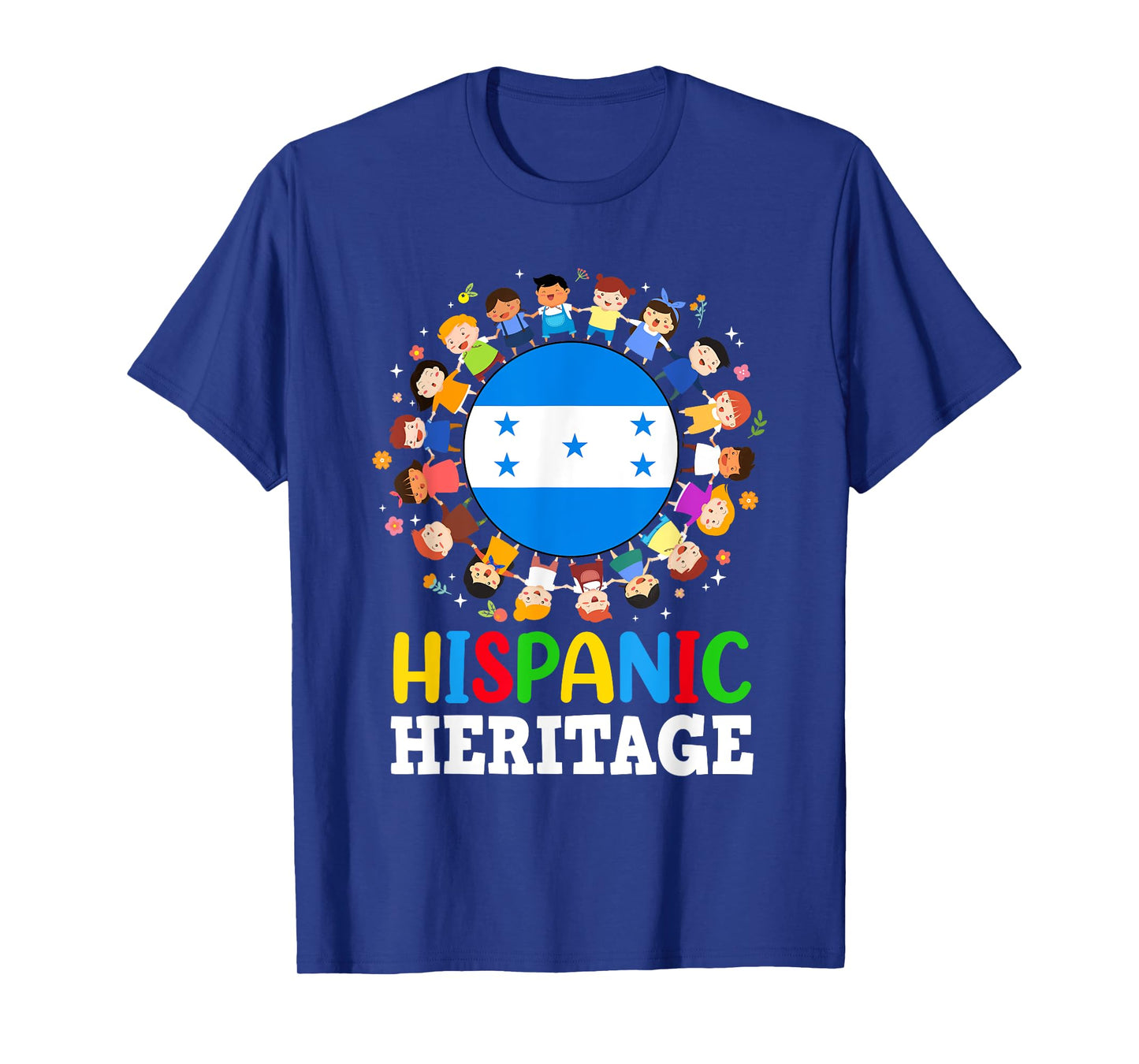 Hispanic Heritage Month Honduran Flag Honduras Boys Girls T-Shirt