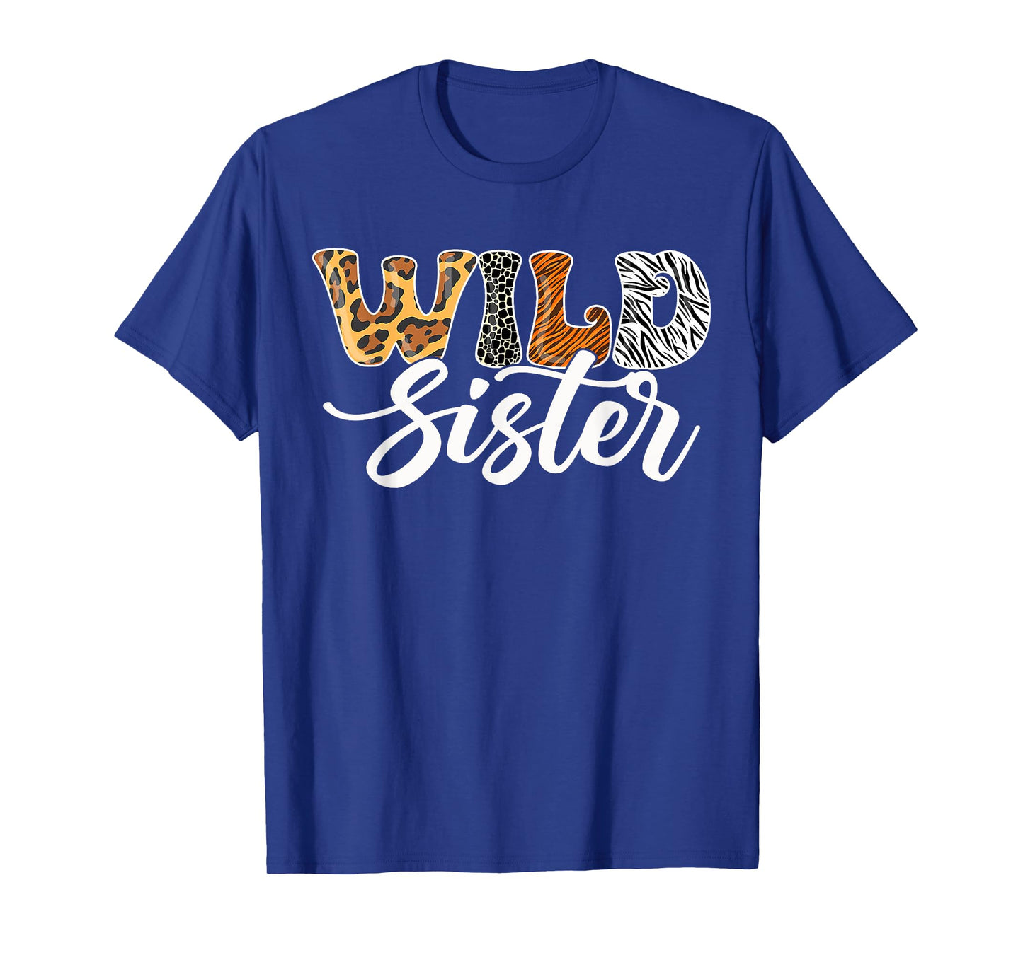 Wild Sister Zoo Theme Birthday Safari Jungle Matching Party T-Shirt