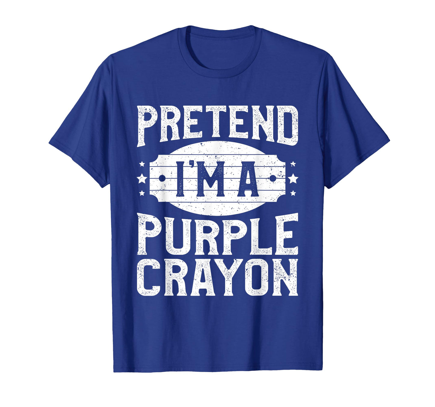 Pretend I'm A Purple Crayon Matching Costume Halloween Party T-Shirt