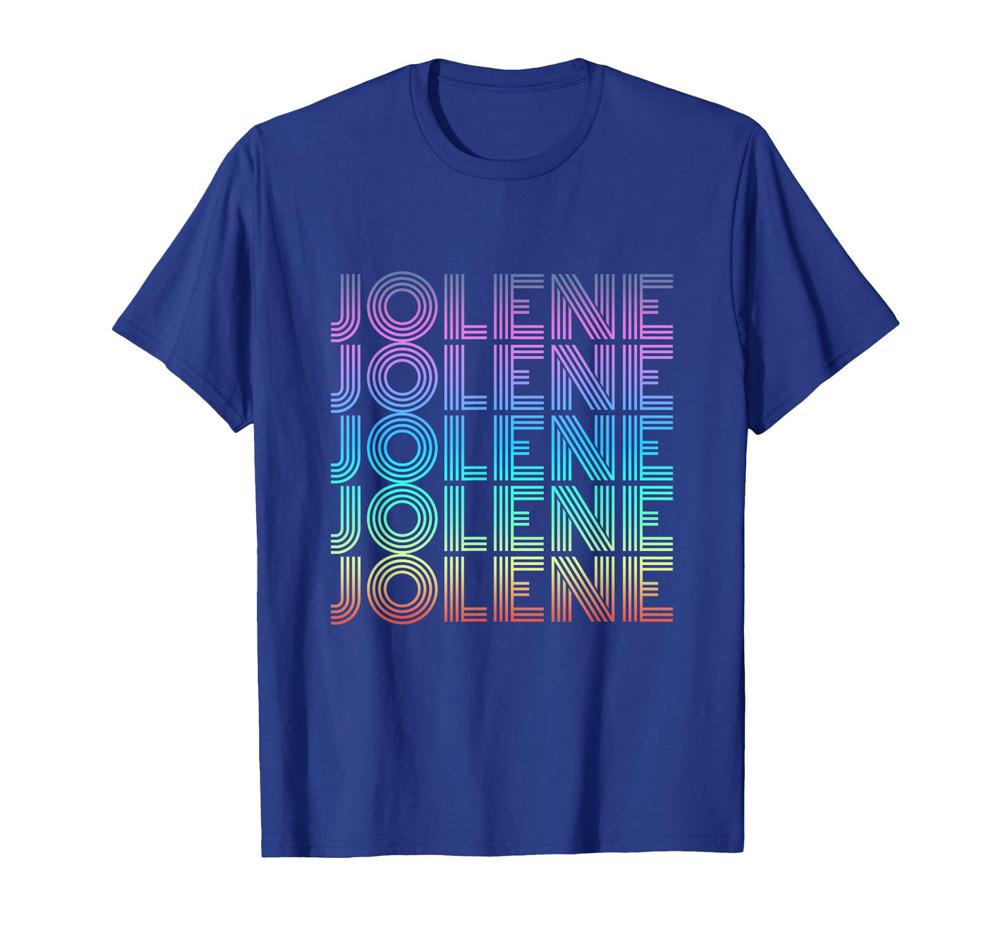 Jolene Retro Wordmark Pattern Vintage Style T-Shirt
