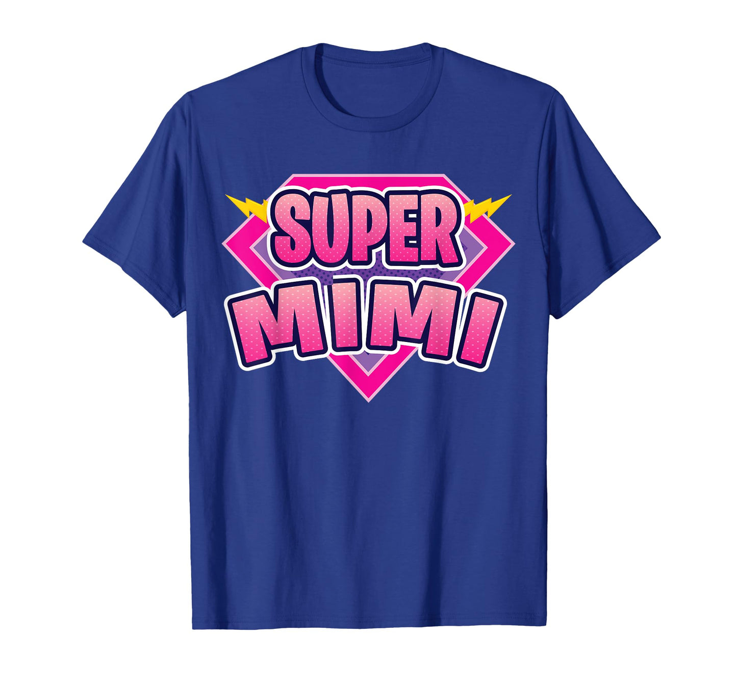 Super Mimi Superhero Grandmother Comic Book Funny Matching T-Shirt