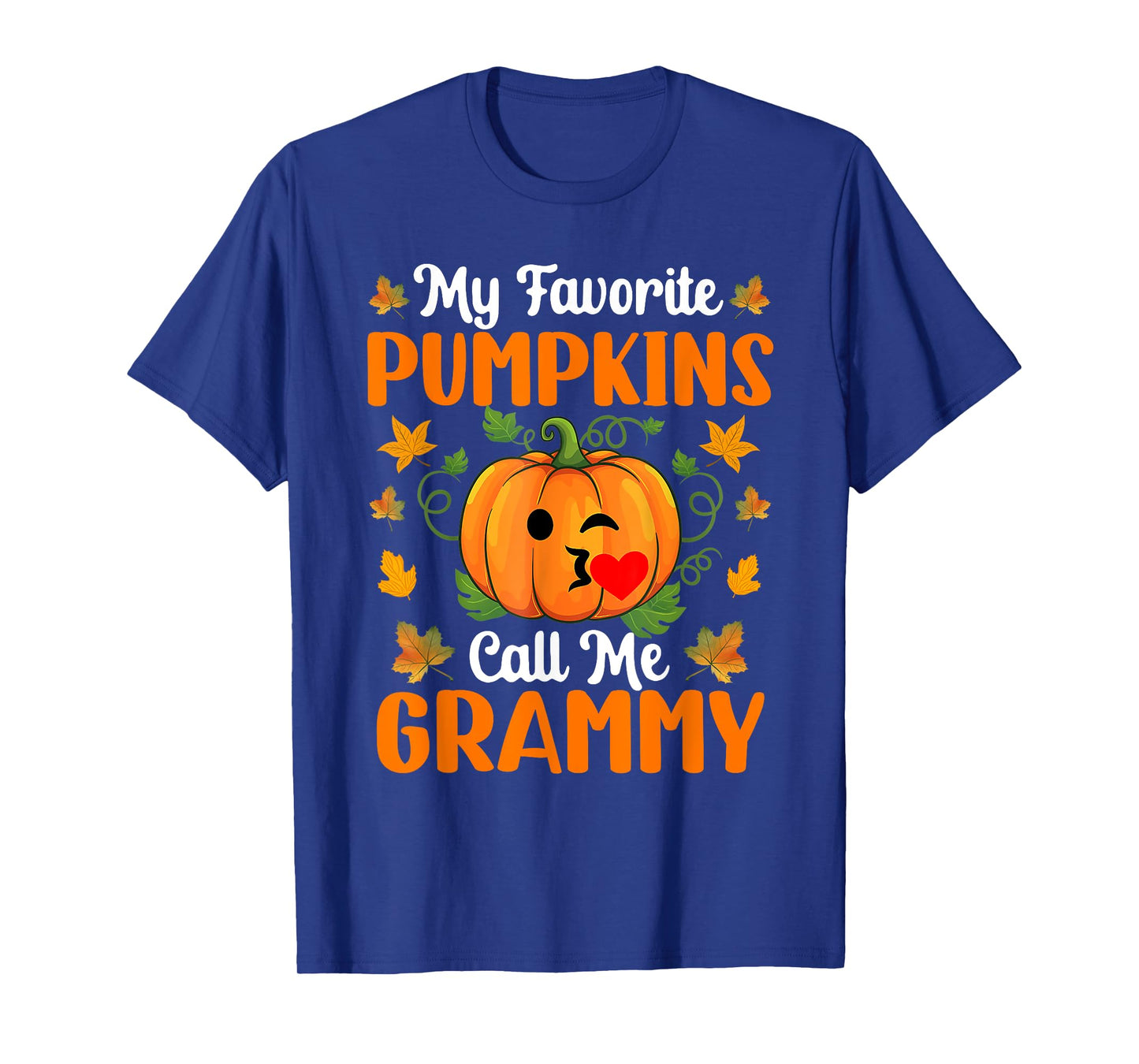My Favorite Pumpkins Call Me Grammy Shirt Funny Halloween T-Shirt