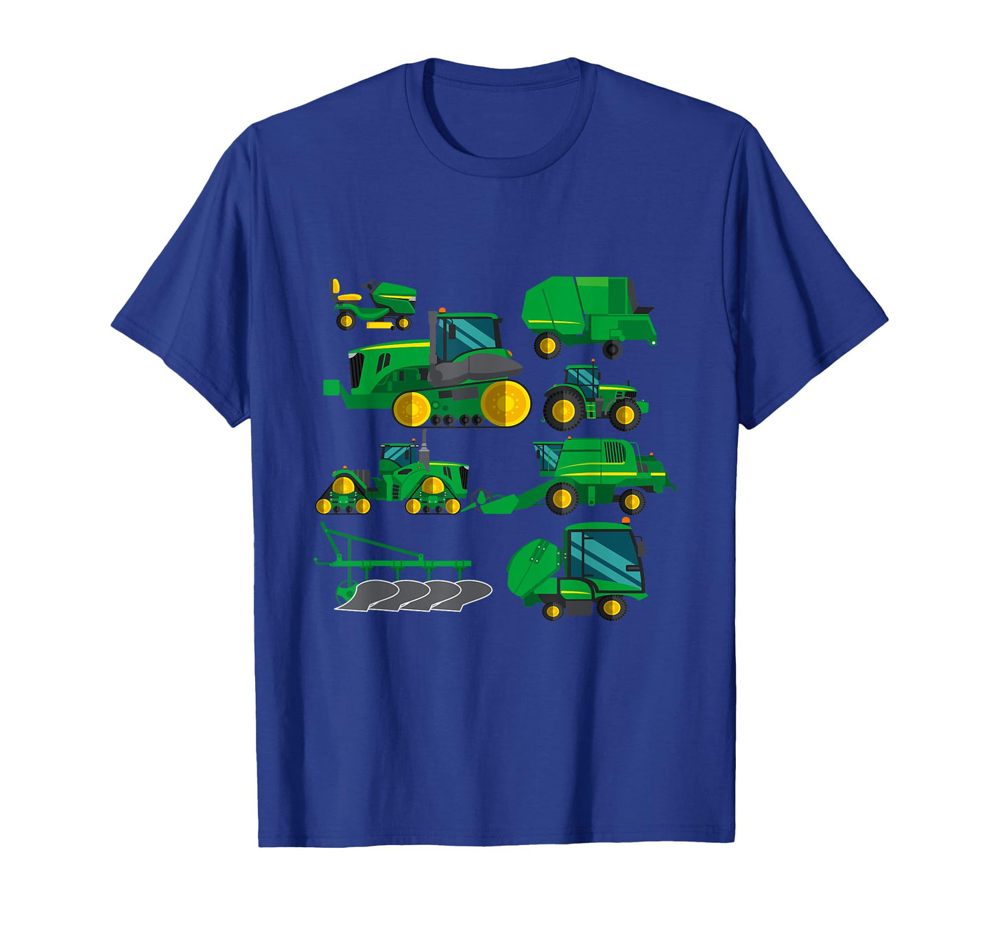 Tractor Farmer Farming Vehicles Trucks Farm Boys Kids T-Shirt