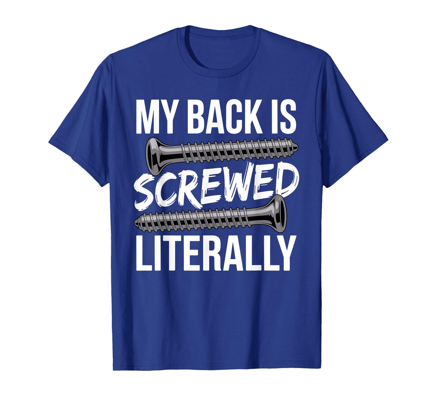 Spinal Fusion Art for Men Women Recovery Back Spinal Fusion T-Shirt