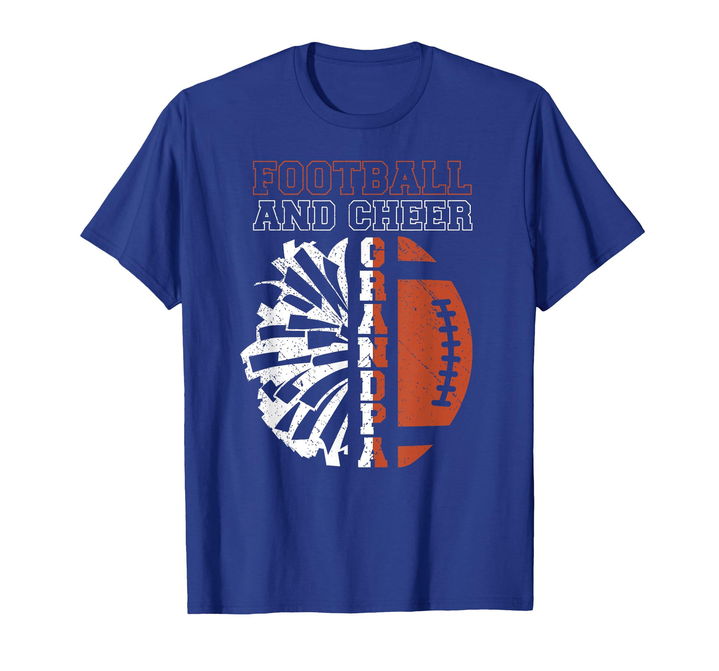 Football And Cheer Grandpa Of Cheerleader & Football Player T-Shirt