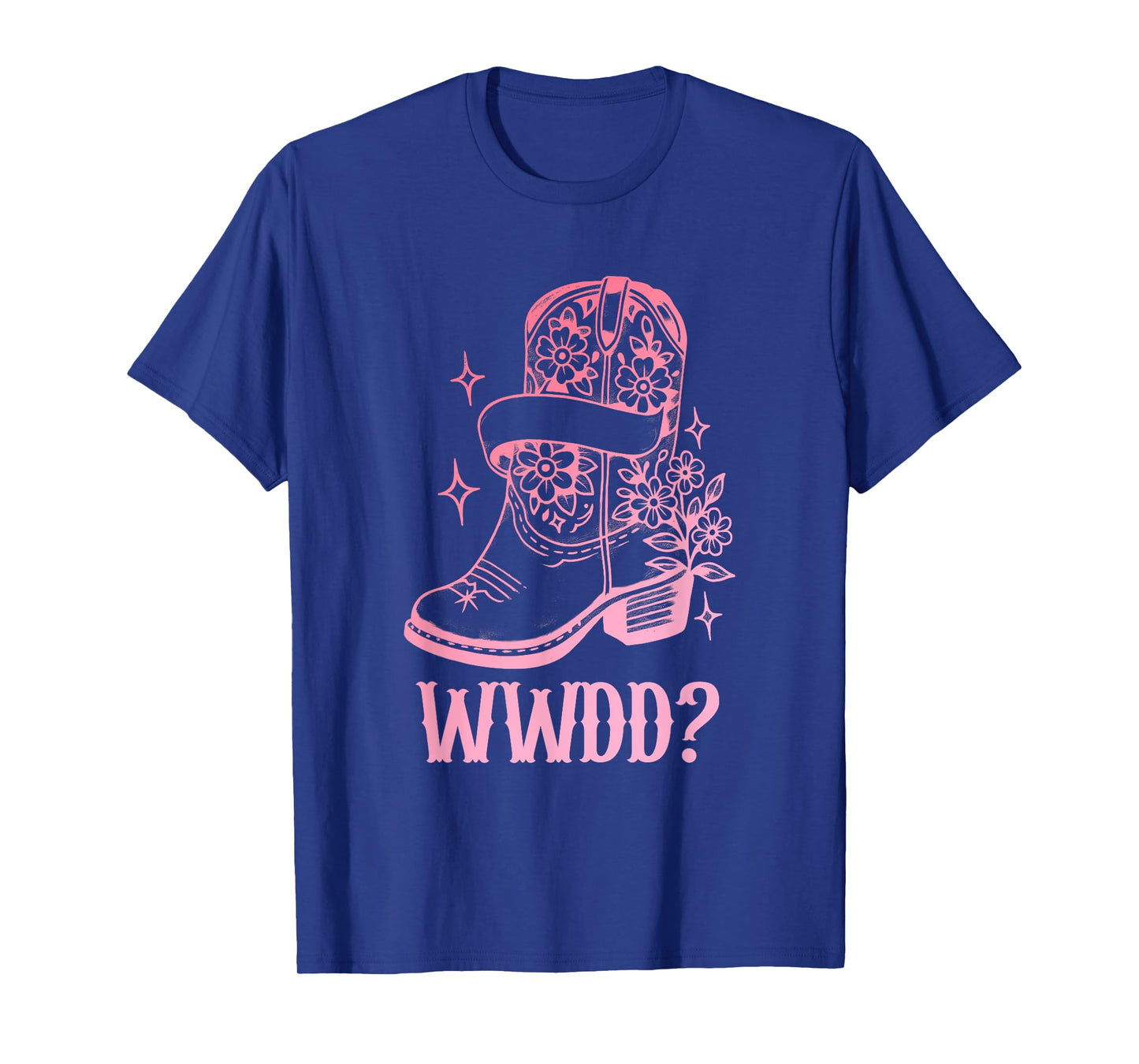 Humorous, Inspirational, Cowboy Boot, WWDD? T-Shirt